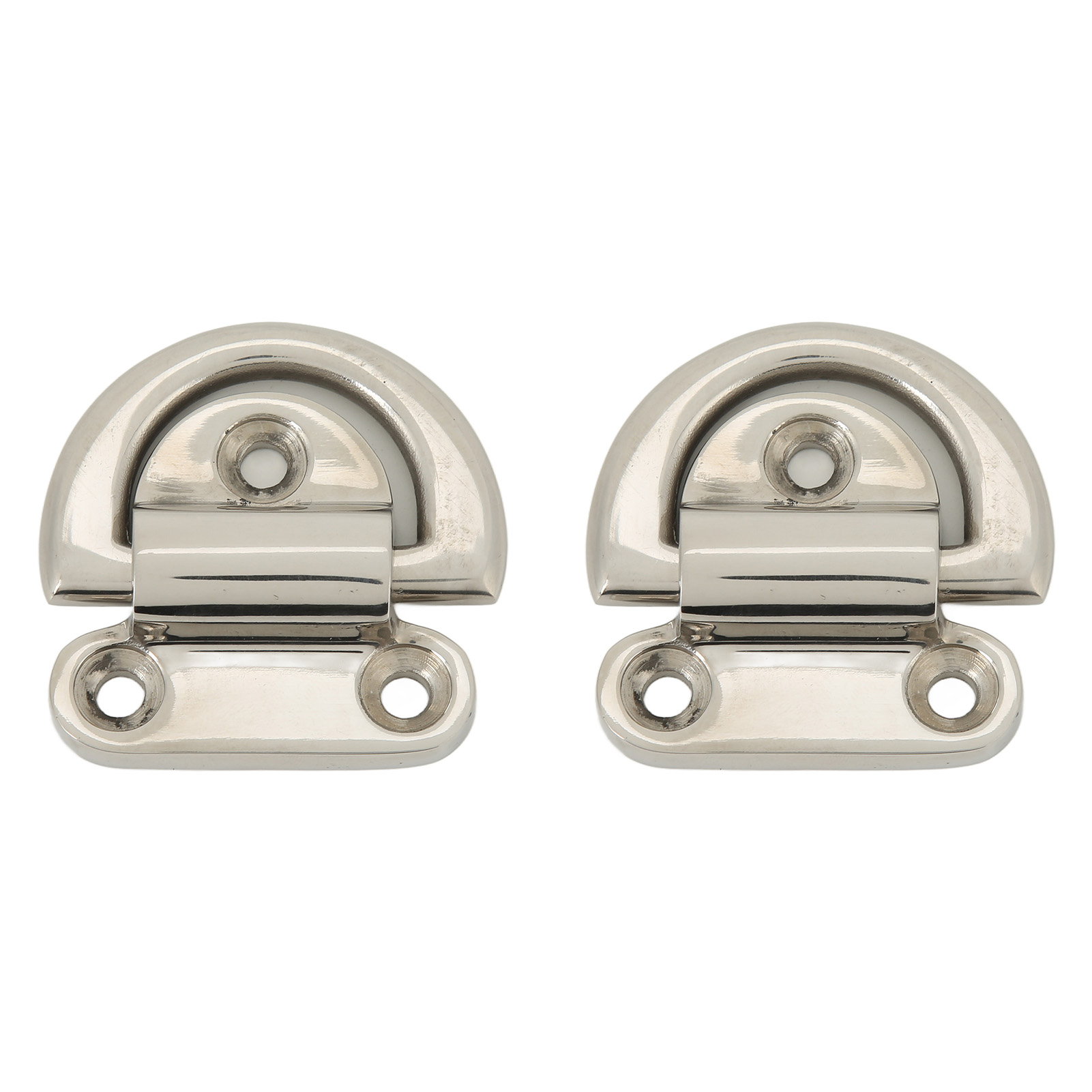 Klappbare Edelstahl-decköse, Robuster 60x58mm D-ring Zum Festmachen Von Booten Und Yachten, Korrosionsbeständige Befestigung Für Den Maritimen Bereich.