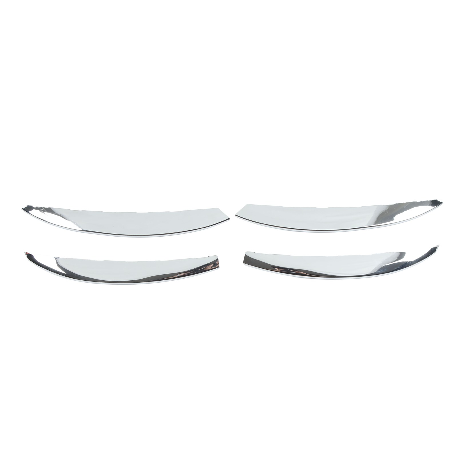 4-teilige Nebelscheinwerferblenden Im Messer-design Für Mercedes-benz C-klasse W206 S206, Silber