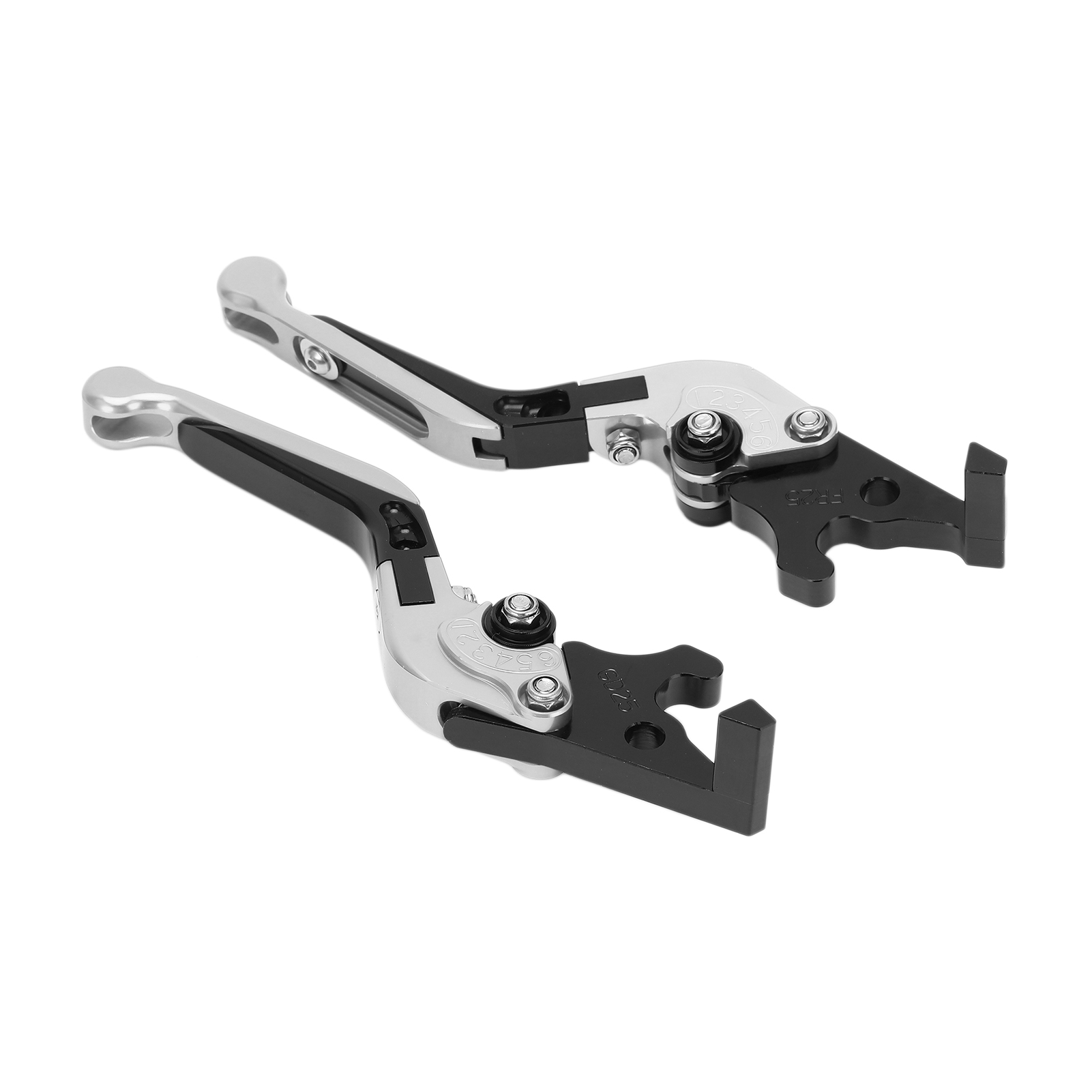 Ausziehbarer Motorradbrems- Und Kupplungshebel, Ersatzteilset Für Yamaha Xmax 250/300/400, Silber, Verstellbar.