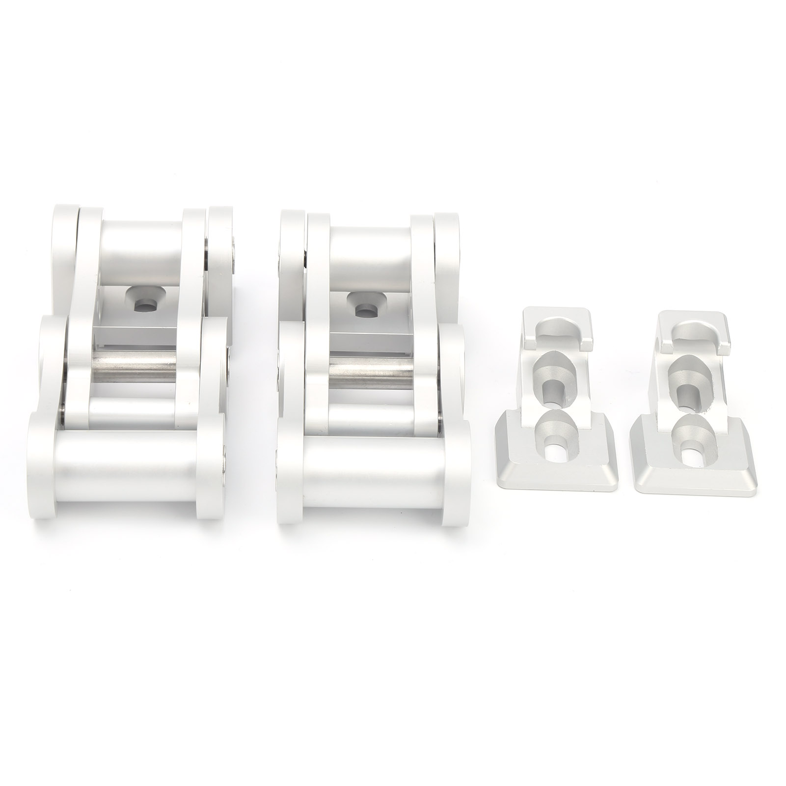 Cnc-gefrästes Motorhaubenschloss Aus Aluminiumlegierung Für Jeep Wrangler Jk/jku (2007–2018), Silberner Motorhaubenverschluss, Robustes Montageset