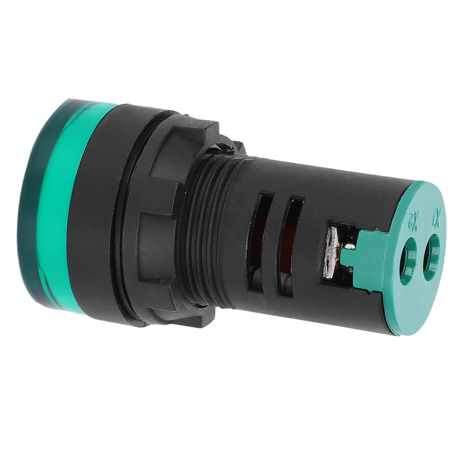 22-mm-grüne Signallampe Mit Hochhellem Led-chip Und Langer Lebensdauer, Signalanzeigeleuchte, 24 V Dc