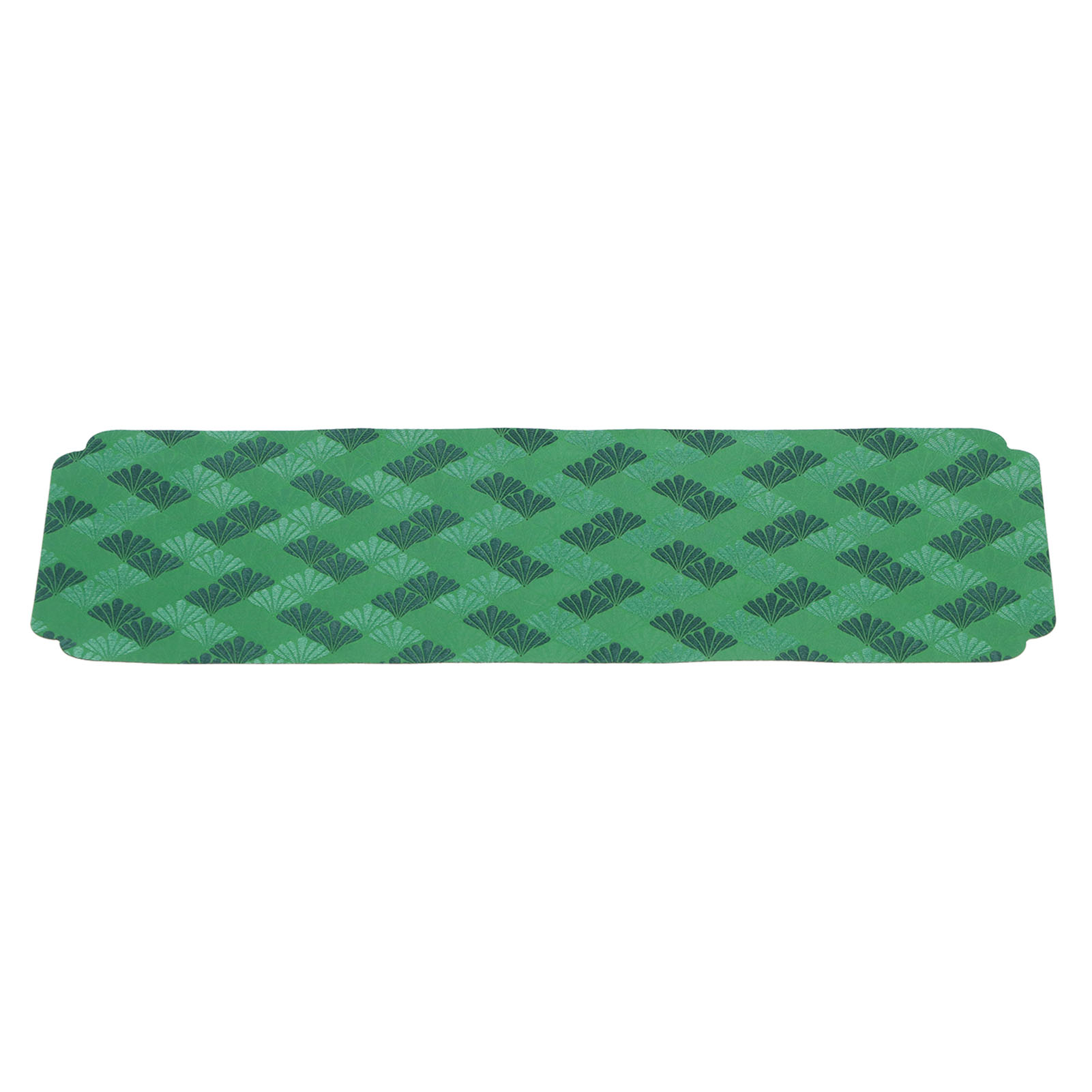 Set Aus 6 Chinesischen Baumwolluntersetzern, Grüne Palmenblattstickerei, Gestrickte Teekannen-platzsets, Dekoration Für Zuhause Und Teestube, Orientalischer Stil.