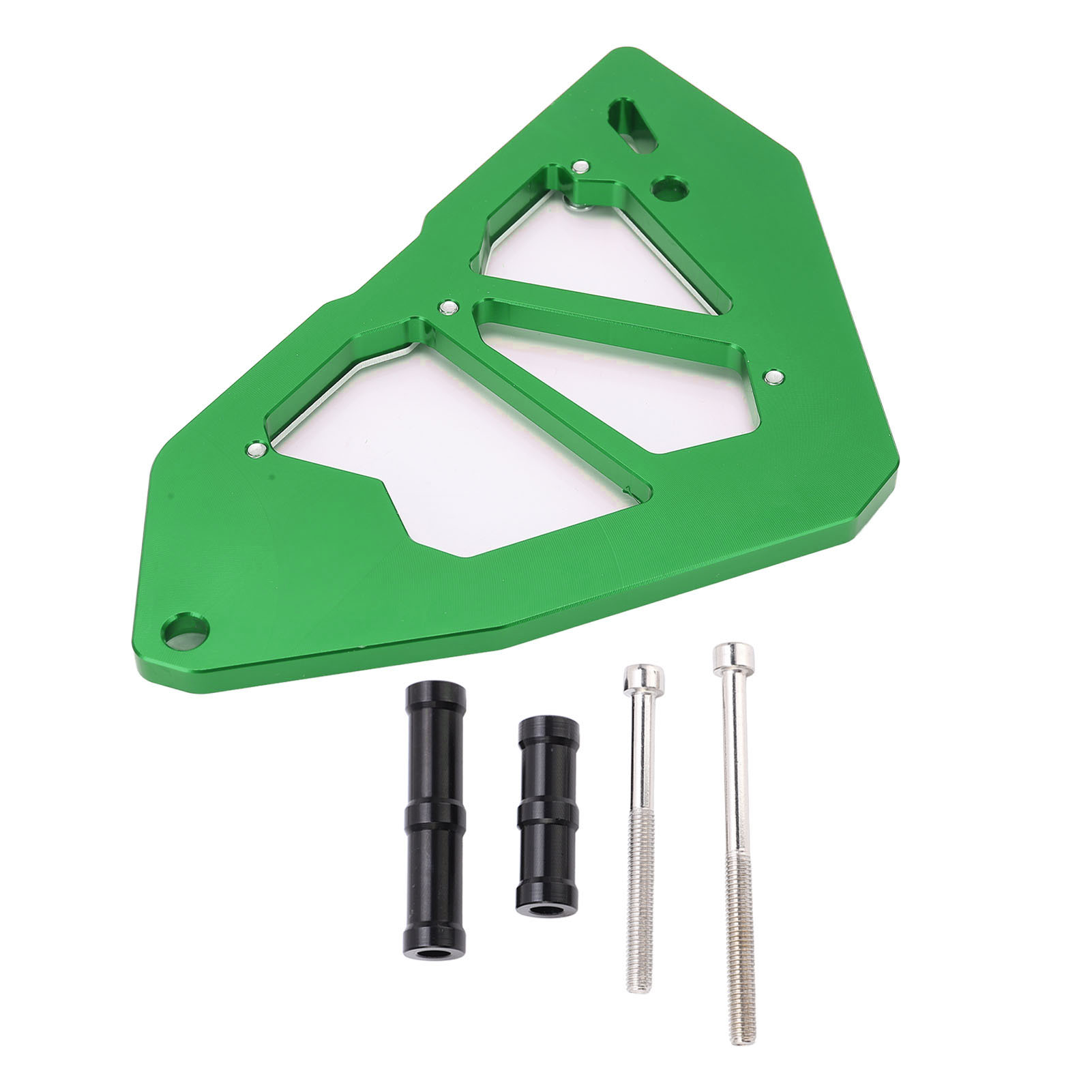 Cnc-gefräster Aluminium-motorkettenschutz (ersatz) Für Ninja 250/300 Z250/z300 (2013–2017), Grün