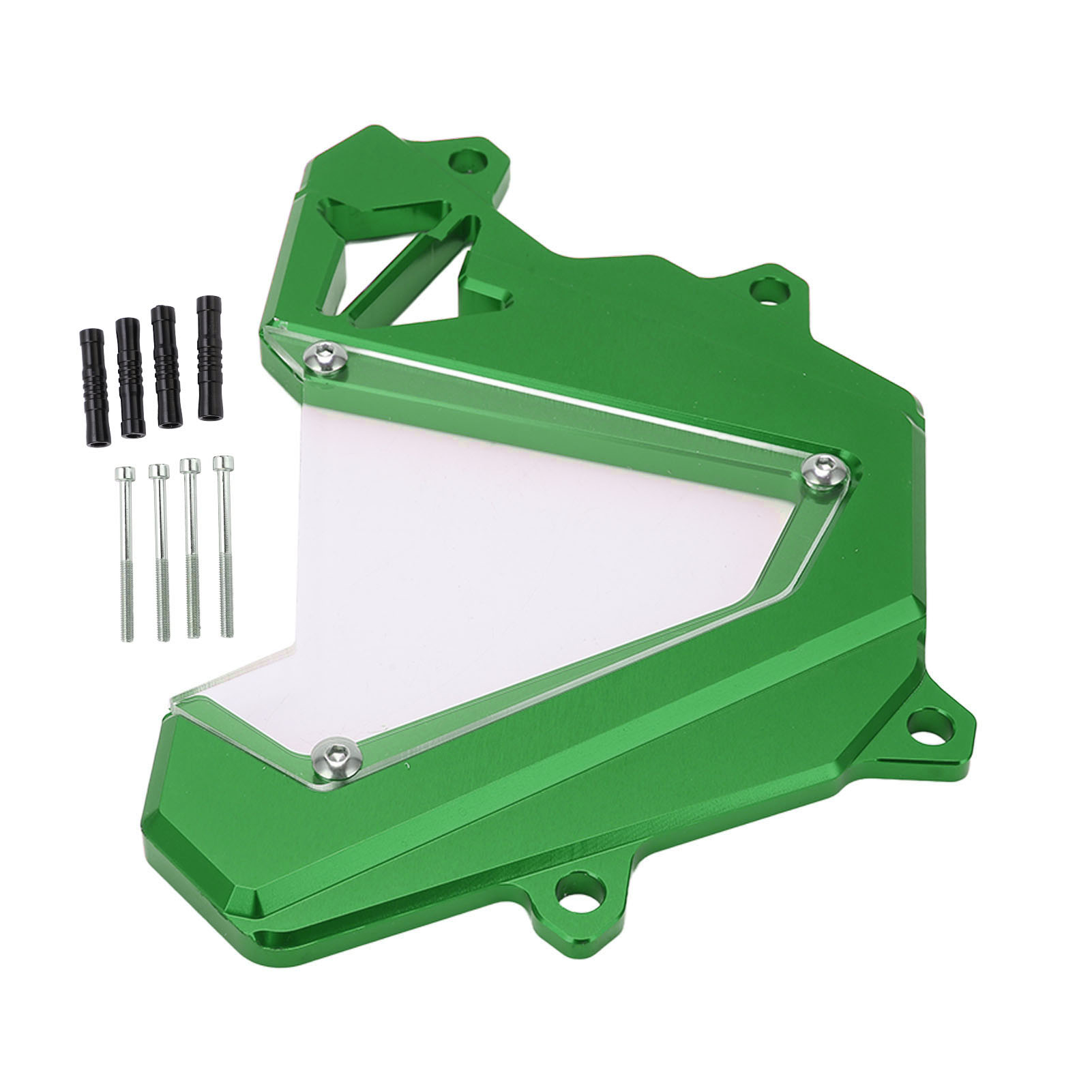 Cnc-gefräste Ritzelschutzplatte Aus Aluminiumlegierung Für Motorräder, Ersatzteil Für Ninja1000 2014-2017, Grüne Farbe, Robustes Zubehör.