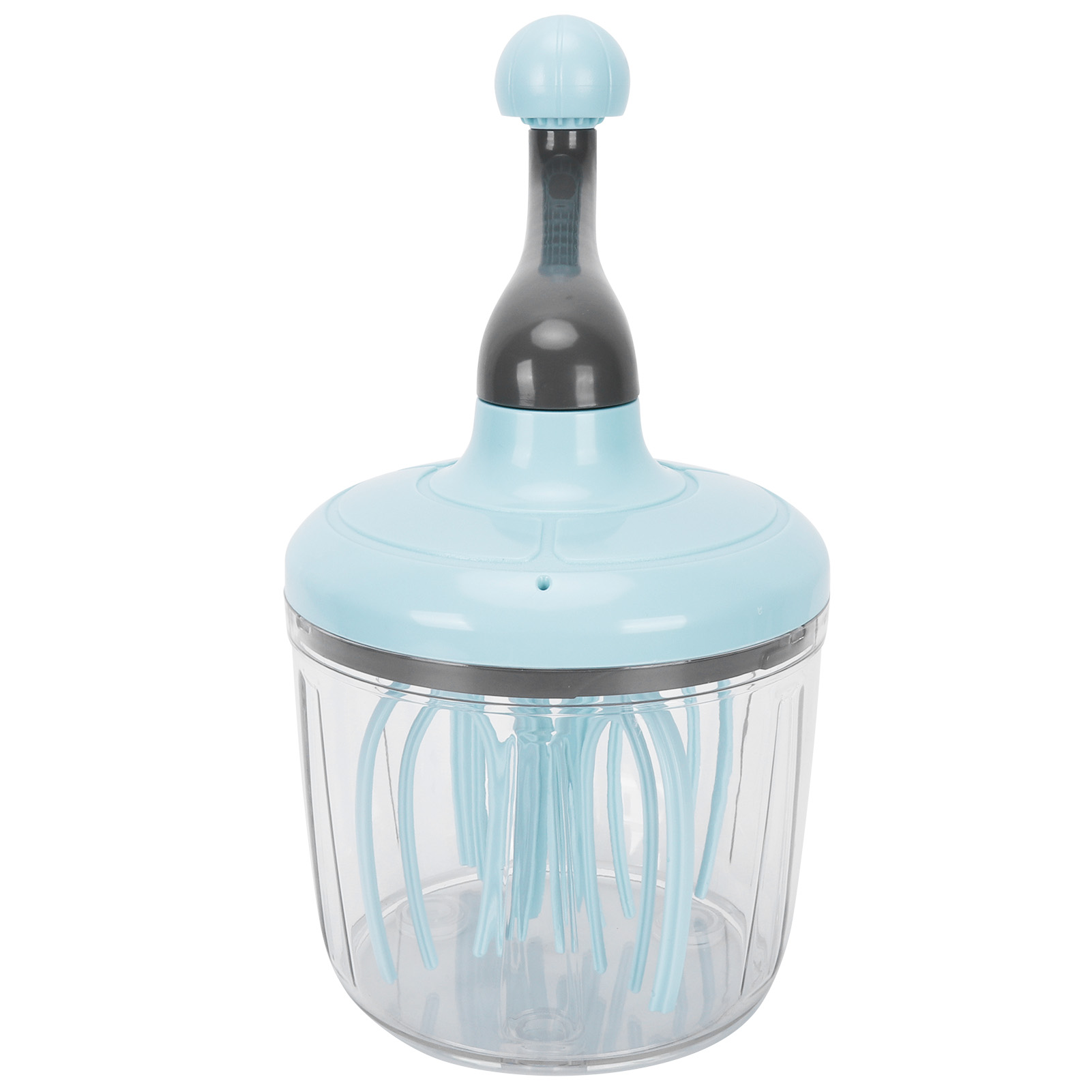 Halbautomatischer Handrührbesen Für Sahne, Milch, Eier Und Mousse, Grünes Küchenaccessoire.