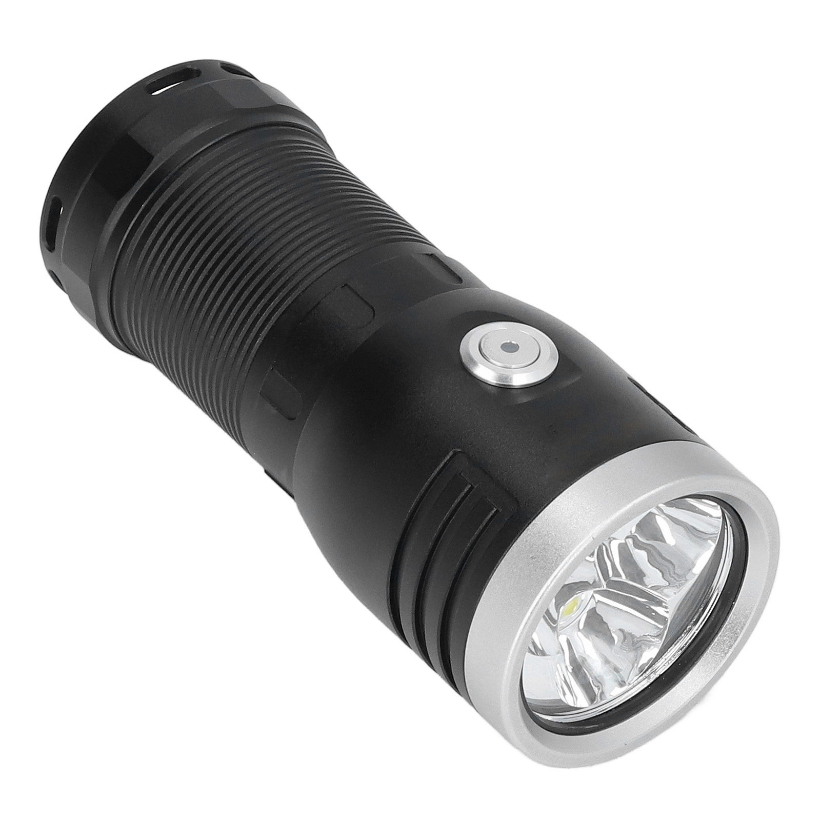 P50 3-led-taschenlampe, Große Reichweite (10.000 Lm), Variable Helligkeit, Wasserdicht, Usb-betrieben, Ideal Für Outdoor-abenteuer, Reisen, Wandern, Camping Und Notfallsituationen.