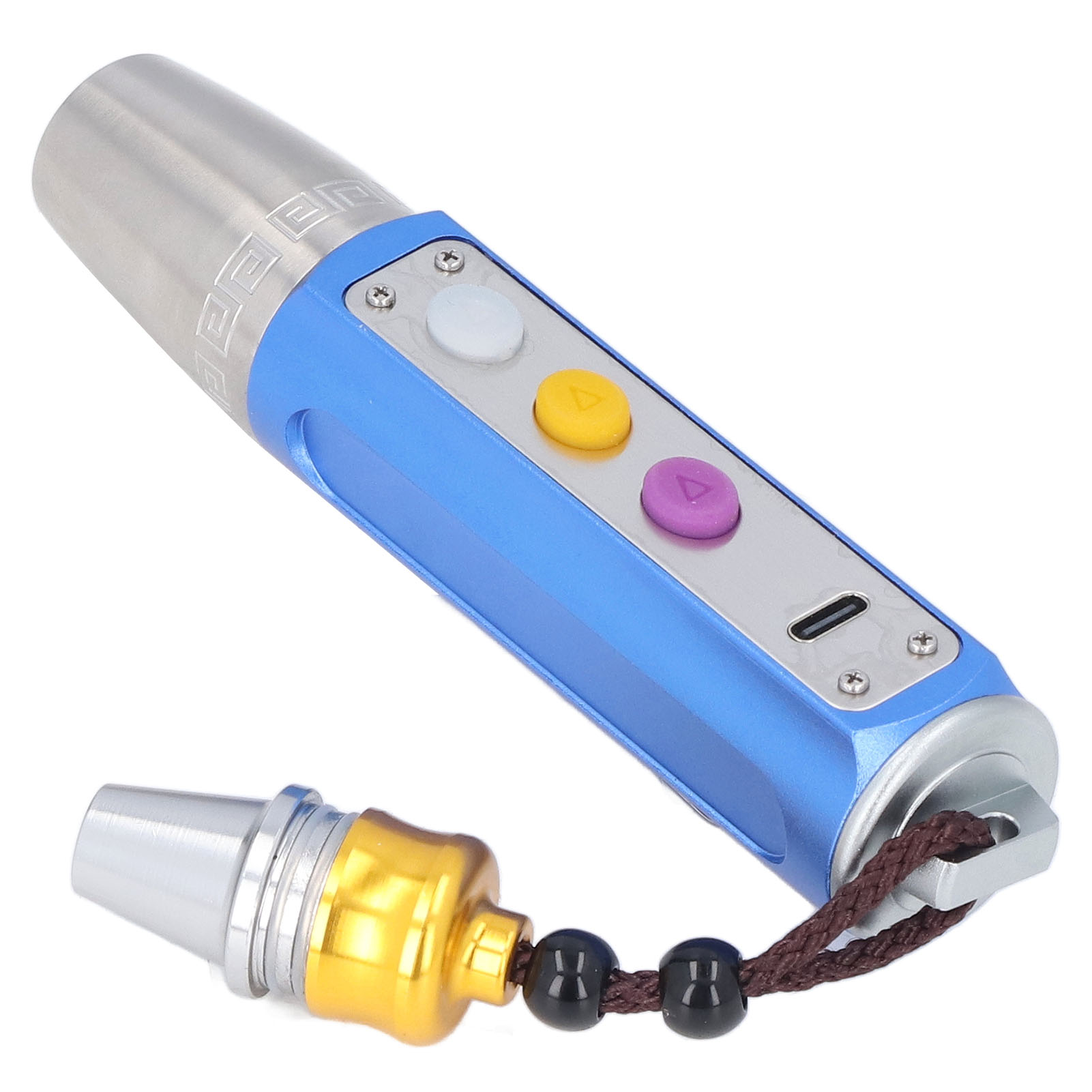 Verstellbare Taschenlampe Zur Edelsteinbestimmung, 3 Leds, Mit Batterie.