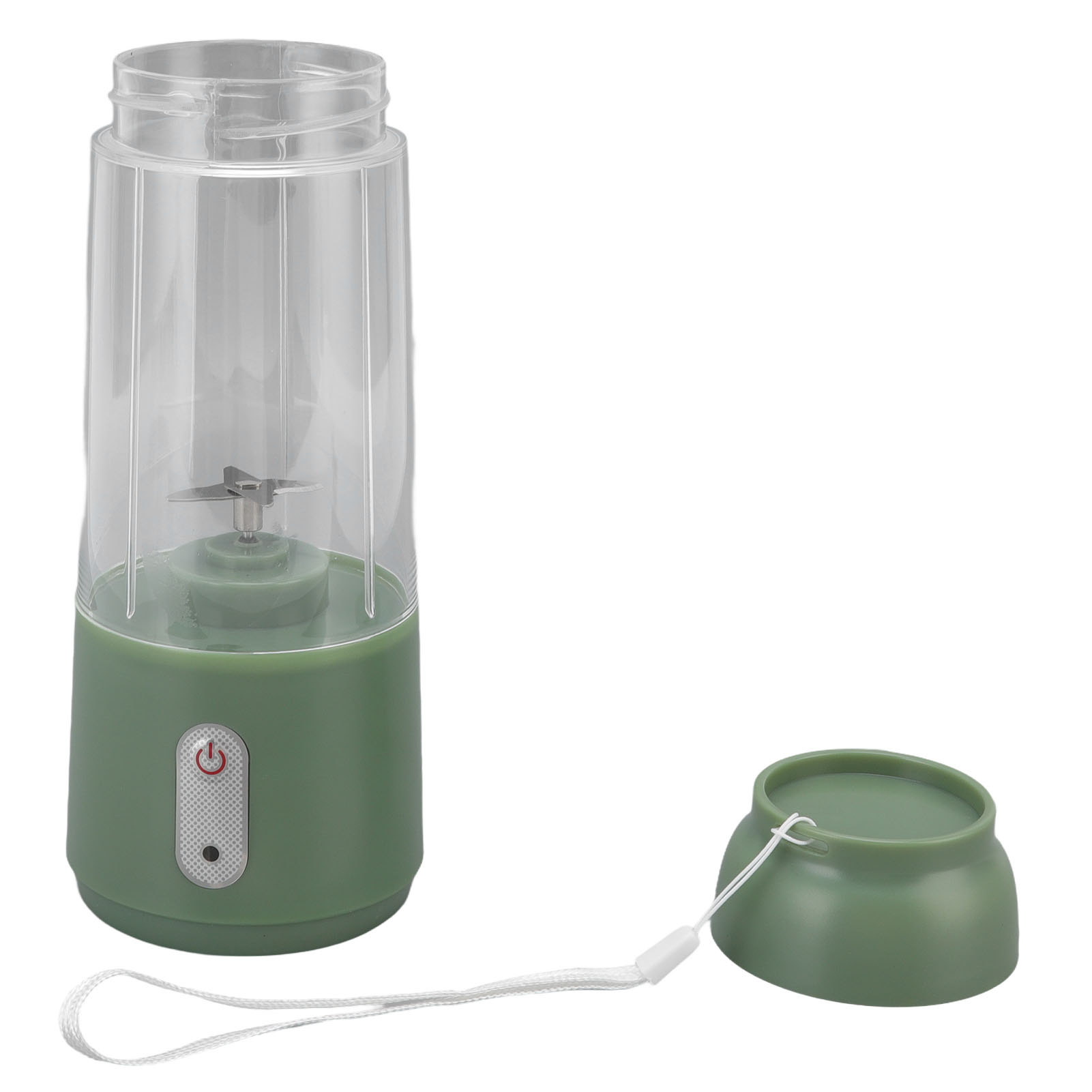 300-ml-personal-blender, Usb-wiederaufladbar, Kabellos Und Tragbar, Mit Edelstahlklinge Für Milchshakes Und Smoothies, Hellgrün.