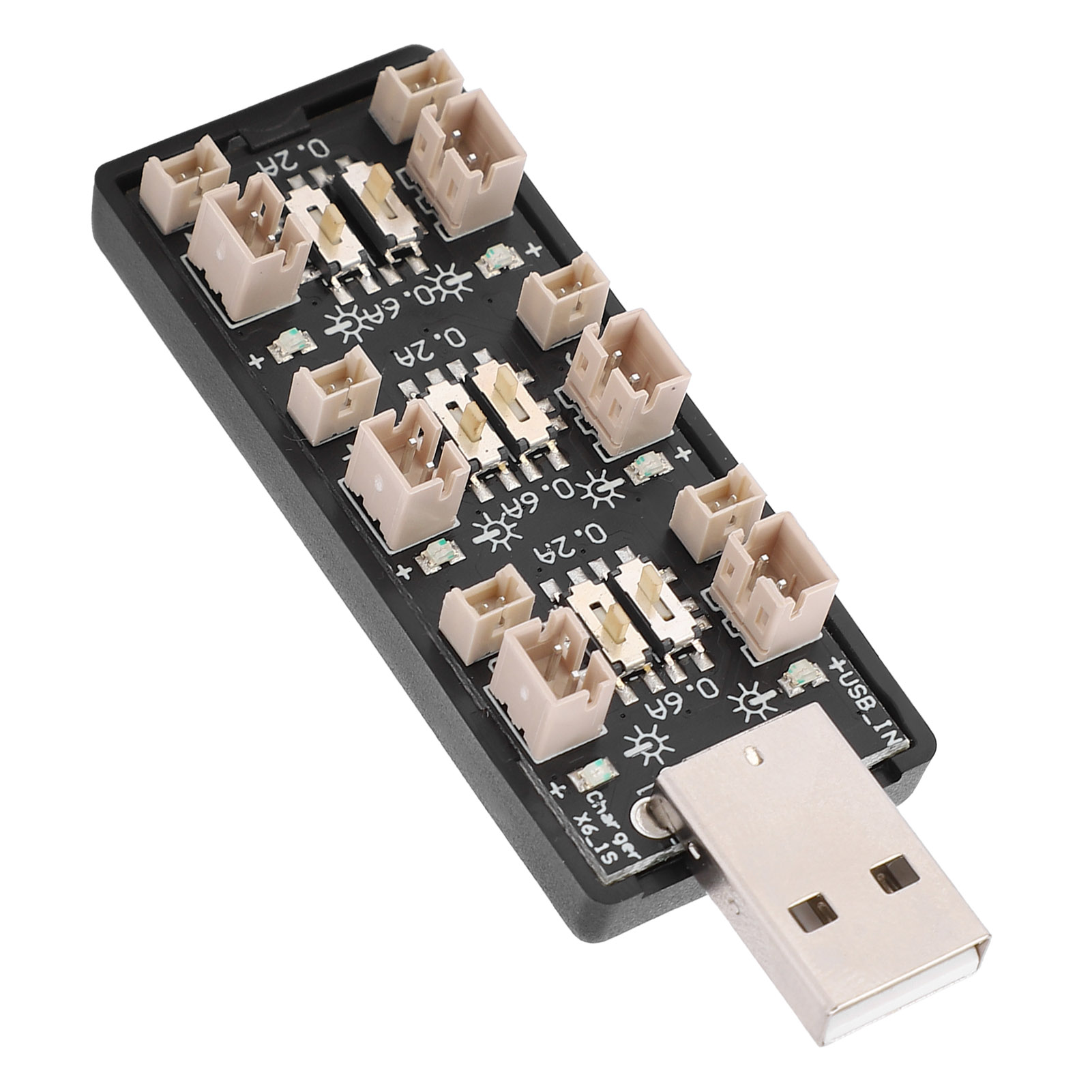 Lithium-akku-ladeplatine, 6-kanal-usb Auf 3,7 V Hochspannungskomponenten, 4,20 V
