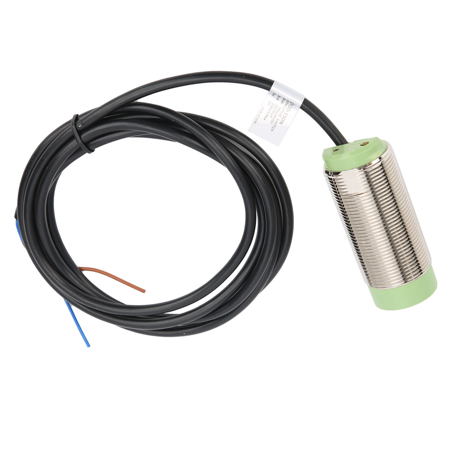 Berm Näherungsschalter, Zylindrischer, Normalerweise Offener Sensor Mit 1,2 M Kabel, 10–30 V Dc, 15dn
