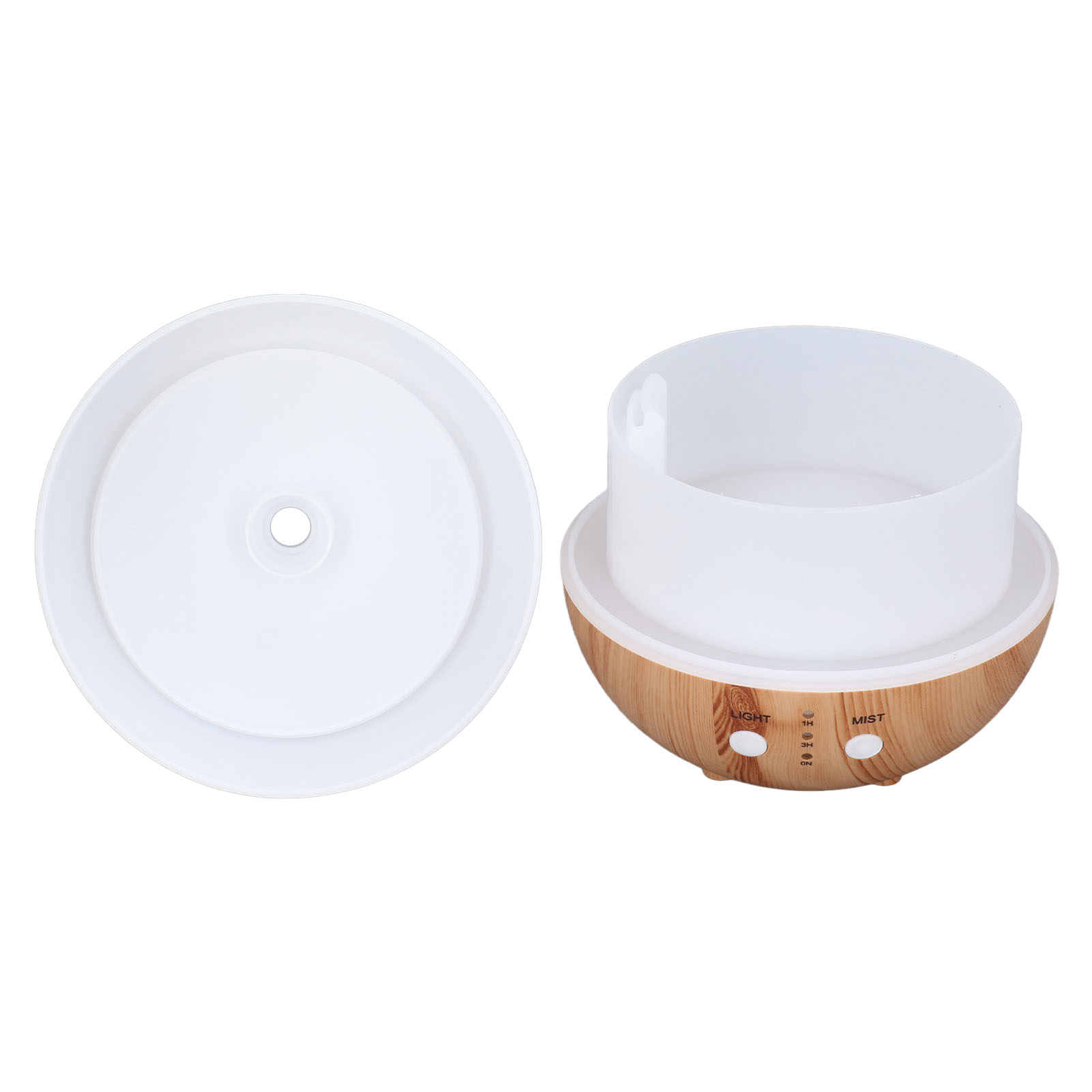 250-ml-diffusor Für Ätherische Öle, Automatische Abschaltung, Leise (35 Db), Usb-betriebener Luftbefeuchter Aus Holz Mit Nachtlicht Fürs Schlafzimmer