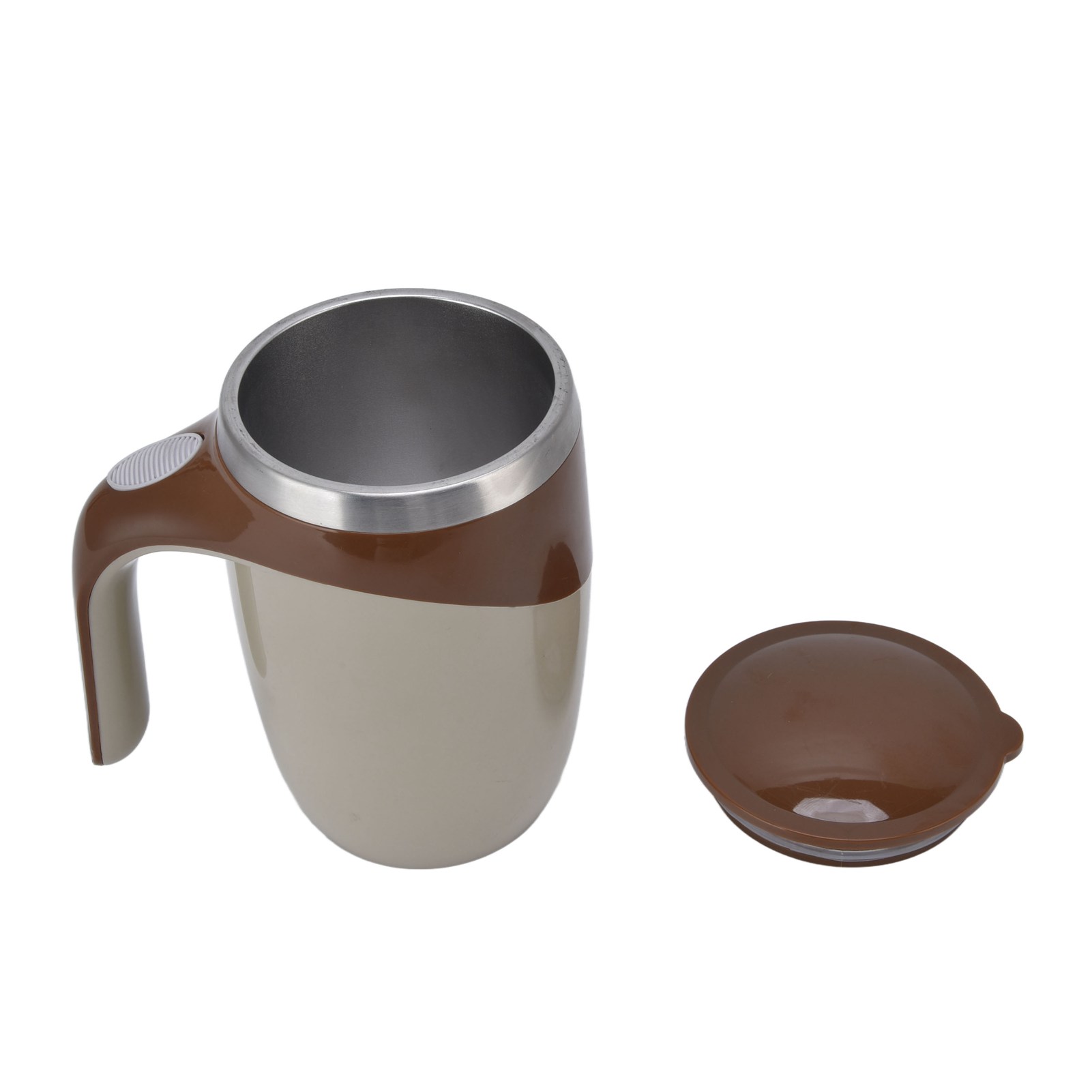 380 Ml Selbstumrührender Kaffeebecher Mit Automatischer Magnetrührung, Edelstahlbecher, Vielseitig Verwendbar Für Tee, Heiße Schokolade Und Milch