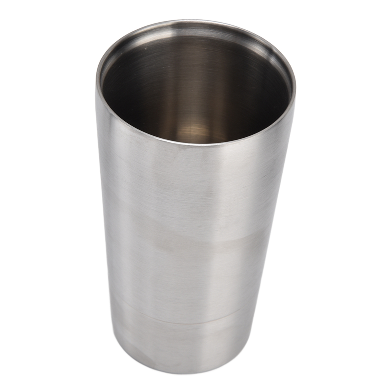 Doppelwandiger Bierkrug Aus Edelstahl 304, Auch Als Cocktail- Oder Kaffeebecher Geeignet, Hitzebeständig, Ideal Für Büro Und Freizeit. Große Größe: 373 Ml
