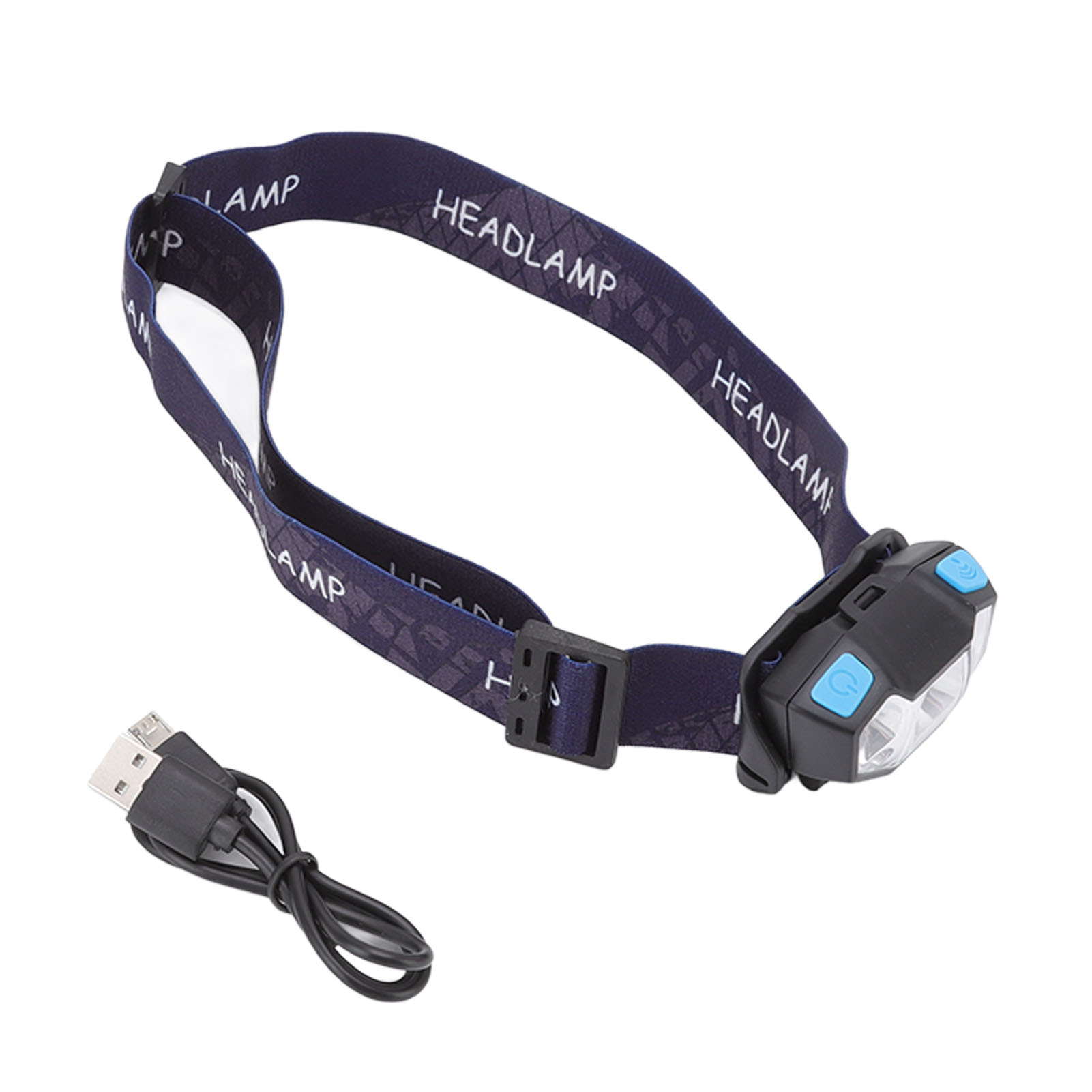 Led-stirnlampe Mit 5 Helligkeitsstufen, Usb-ladefunktion, Geringem Gewicht, Mit Sensor, Ideal Für Campingausflüge.