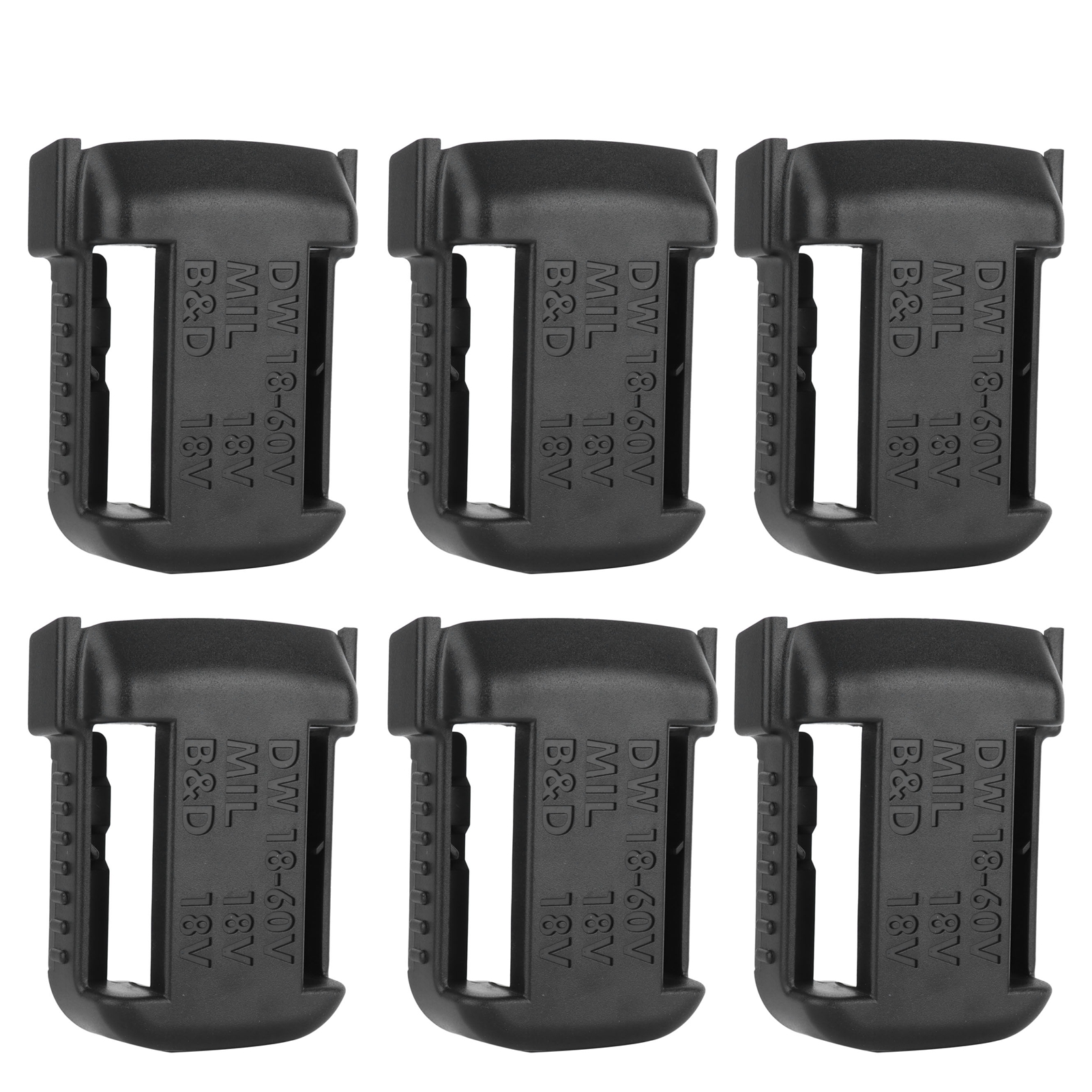 6-teiliges Set Akku-stromanschluss-adapter-halterung Für Milwaukee Schutzhülle