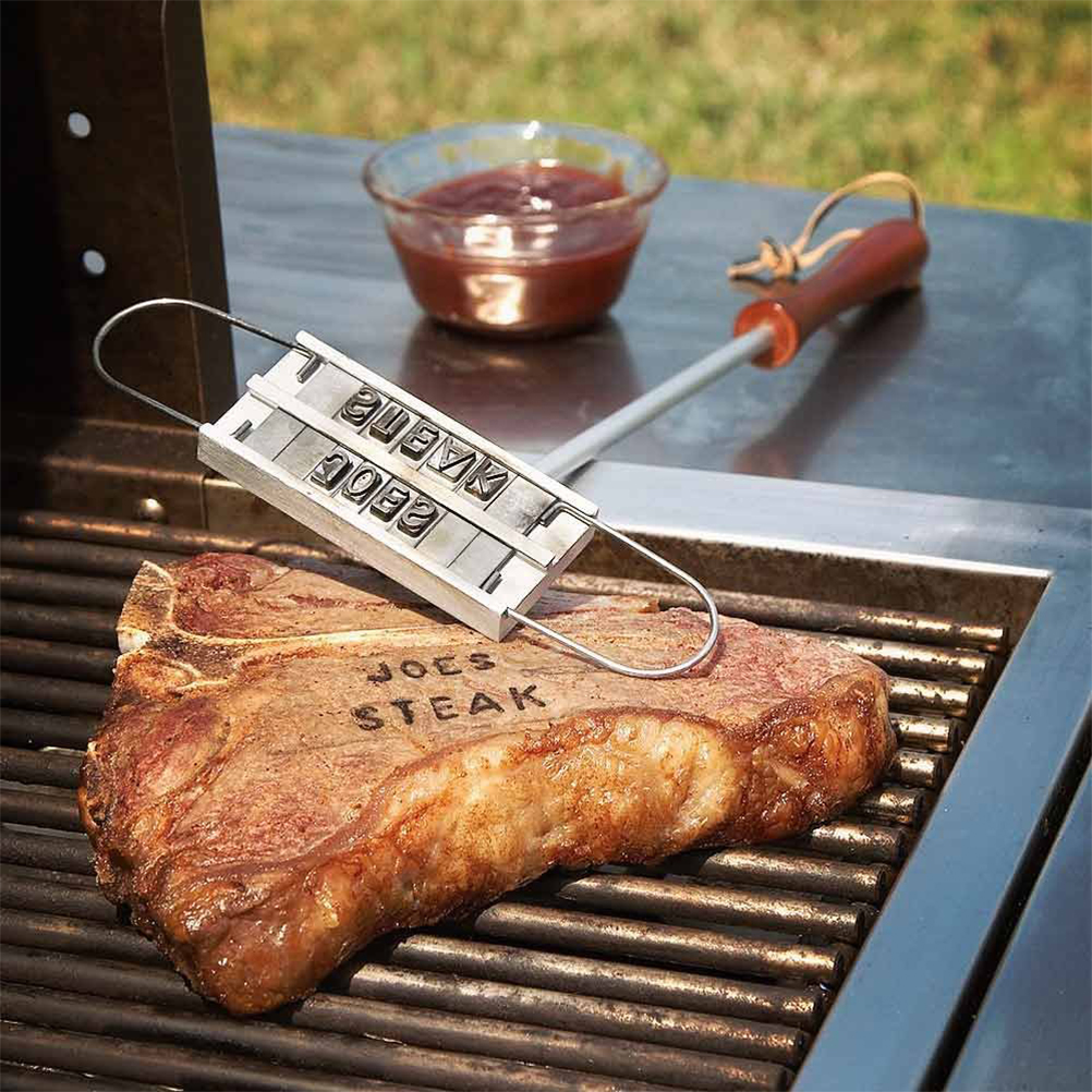 Grill-branding-sets, Diy-fleischwerkzeug-set, Grill-branding-eisen Mit Austauschbaren Buchstaben