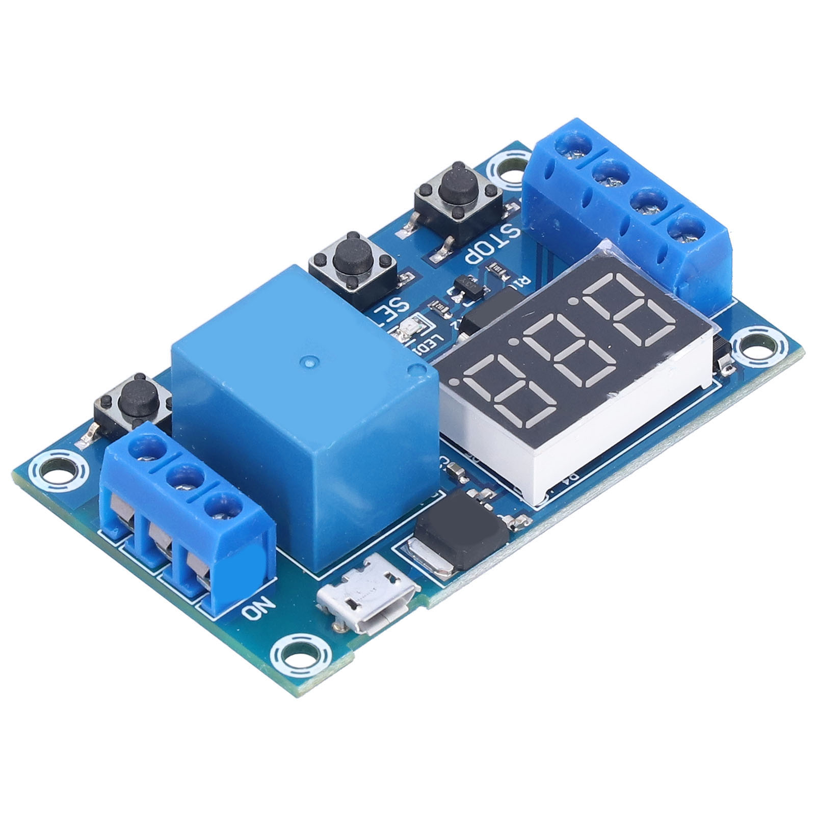 Relaismodul Dc 6–30 V, Programmierbar, Verzögerung, Ausschaltzyklus, Timer, Trenntrigger, Optokoppler, Schalter, Relaisplatine