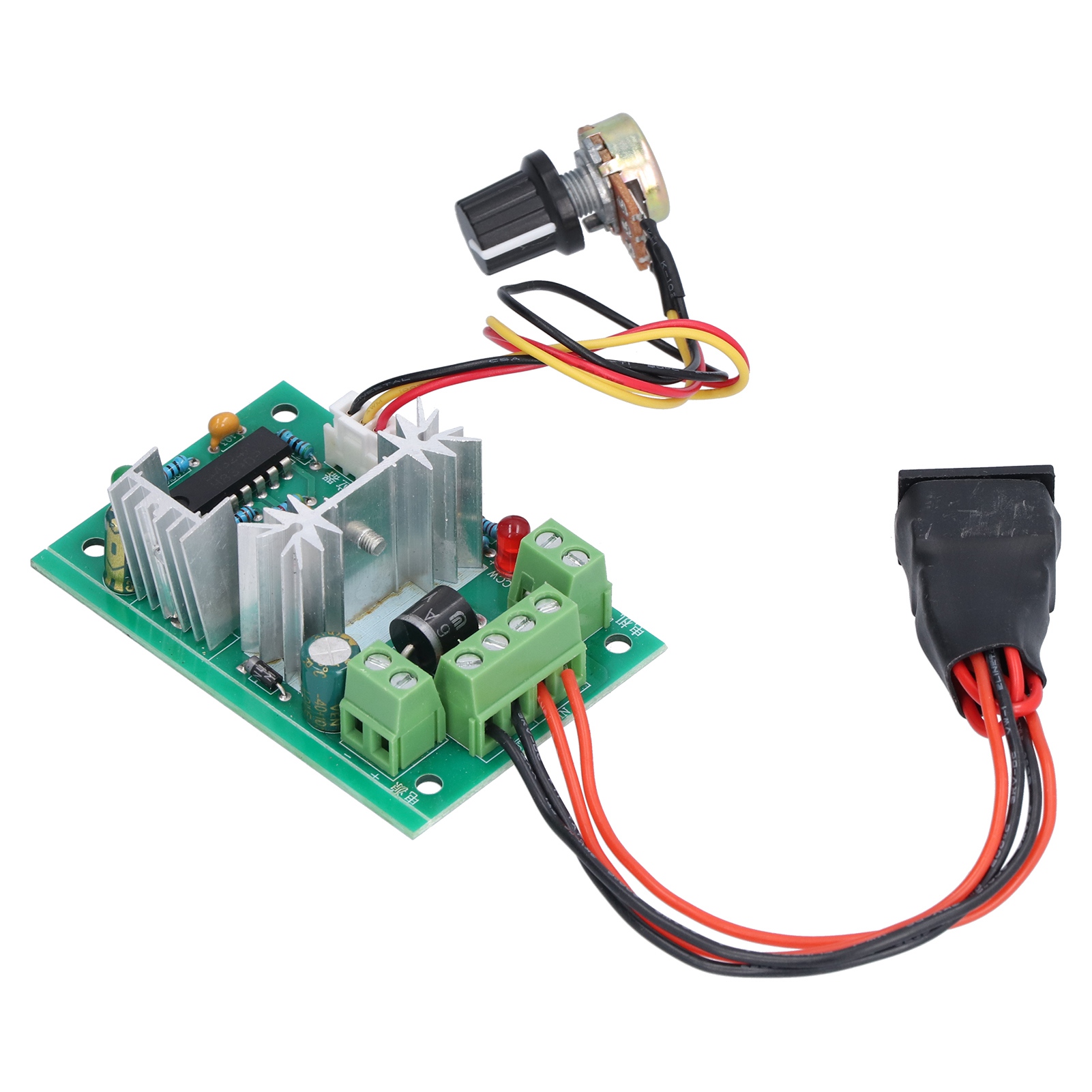 Dc-motor-drehzahlregler Mit Pwm-technologie, Hoher Wirkungsgrad, Großem Drehzahlbereich, Motorschalter, Regler 10–30 V