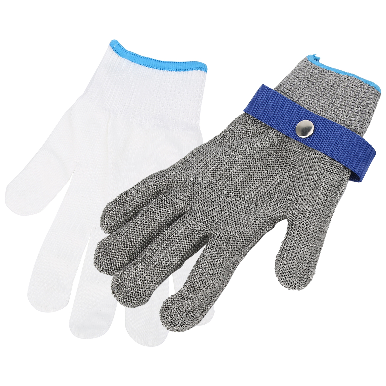 Schnittfeste Stahlhandschuhe Schutzklasse 5 Universal Edelstahl Für Handschutz(en)