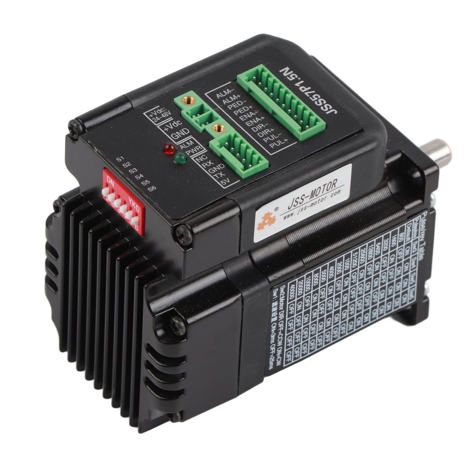 Integrierter Geschlossener Regelkreismotor Aus Metall Mit 3 Klemmen Jss57p1.5n 4a 3,9v 1,8° ± 5%