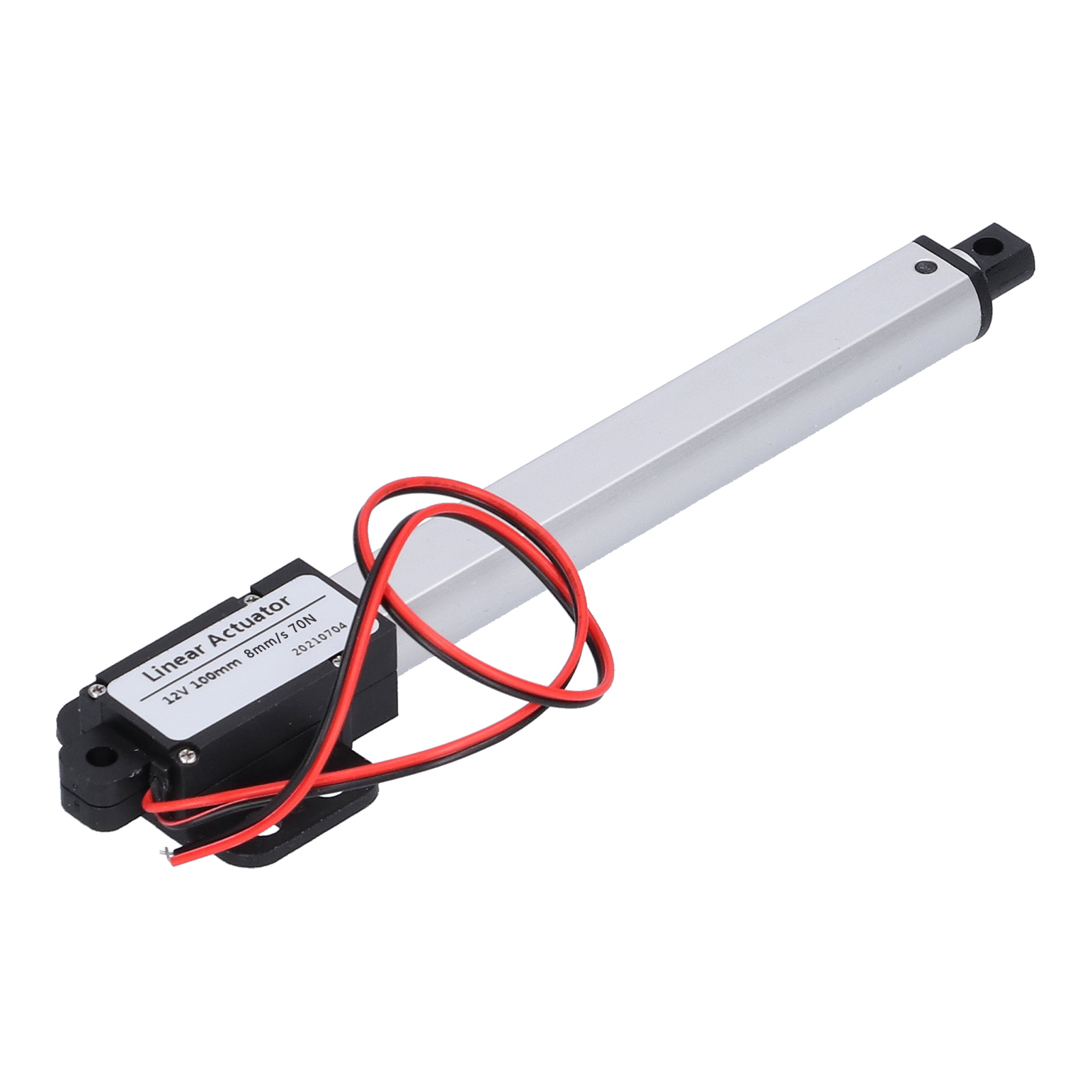 Linearantrieb 100 Mm, 12 V Eingangsspannung, Rauscharm, Kurzschlussschutz, Mini-elektro-linearantrieb 8 Mm/s - 70 N
