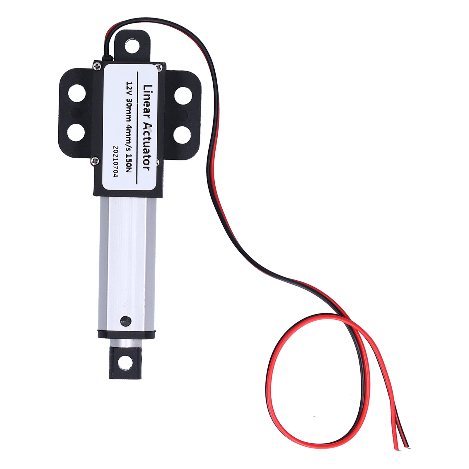 Linearantrieb Dc 12v, 30 Mm Hub, Geräuscharm, Kurzschlussschutz, T-gewindespindel, Mini-elektro-linearantrieb, 4 Mm/s - 150 N