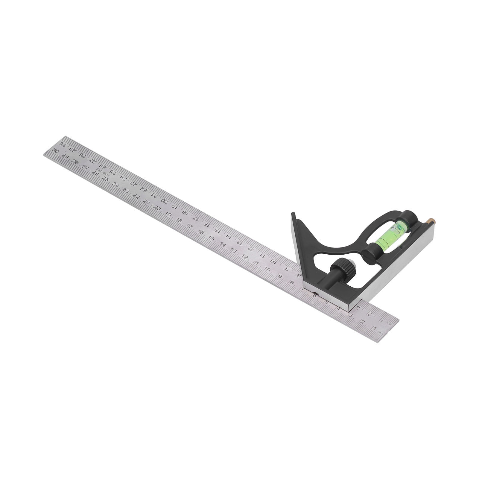 Verstellbarer Kombinationswinkel Aus Aluminiumlegierung, Verschiebbar, Für Holzbearbeitung, 300 Mm