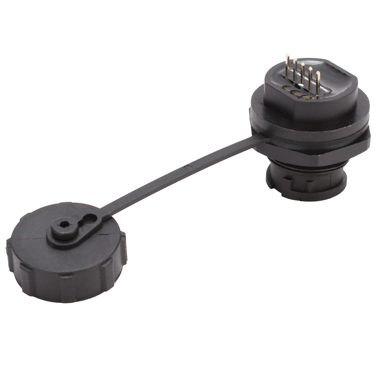 Wasserdichte Usb-ladebuchse Mit Schnappverschluss, Weiblicher Leiterplattenanschluss E10mc‑bf1‑f
