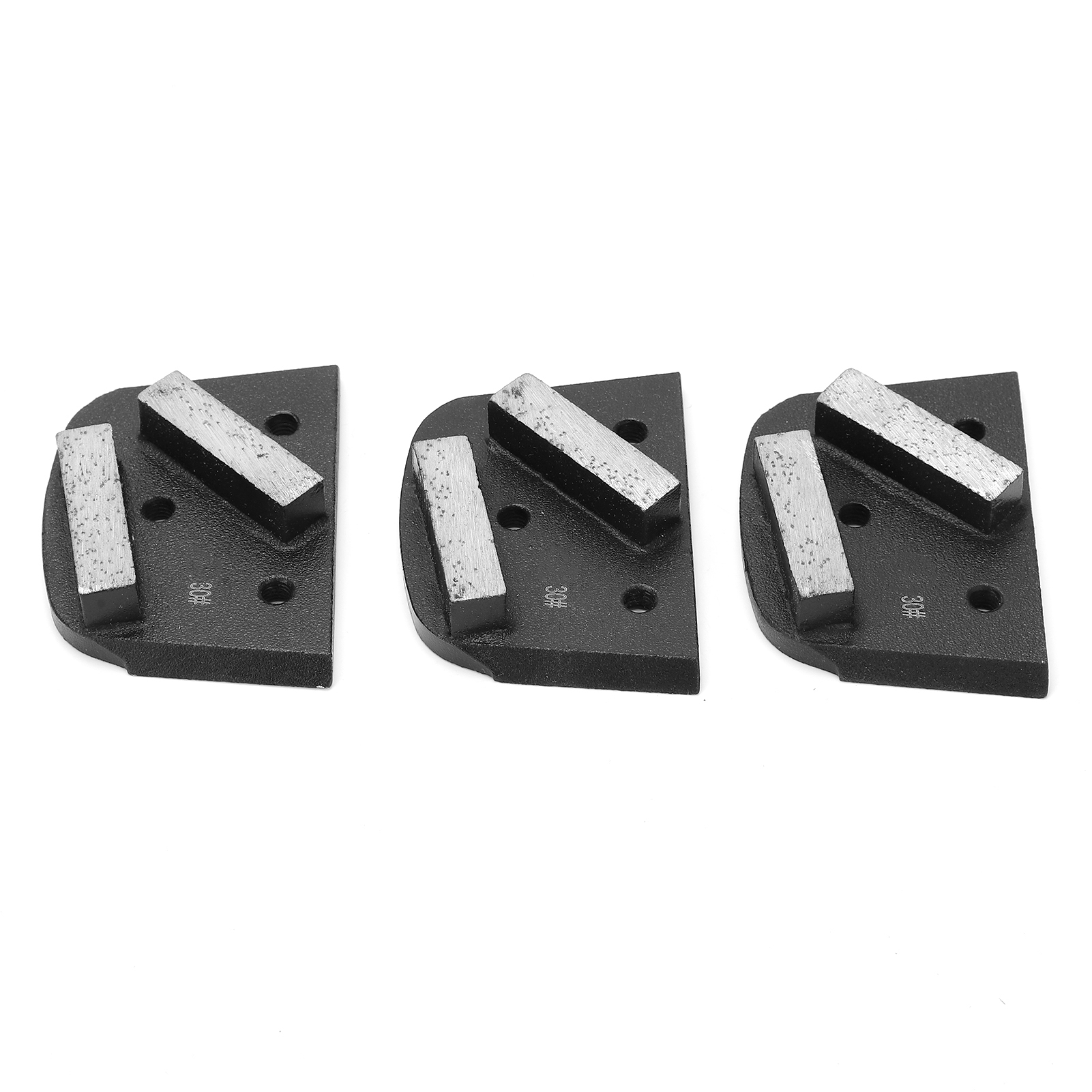 3-teiliges Schleifblock-set Mit Diamant-rundkanten Und Langen Zahnstreifen, Schleifstein-zubehör