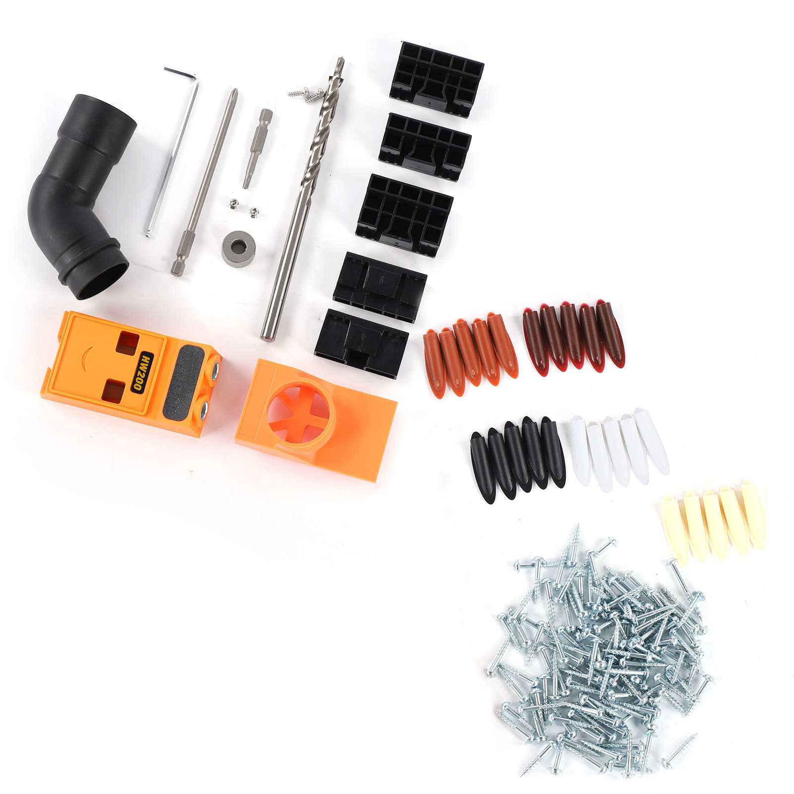 Schrägloch-positionierhilfe, Tischler-bohrschablone, Lochstanzer-set, Holzbearbeitungs-plattenverbindungswerkzeug