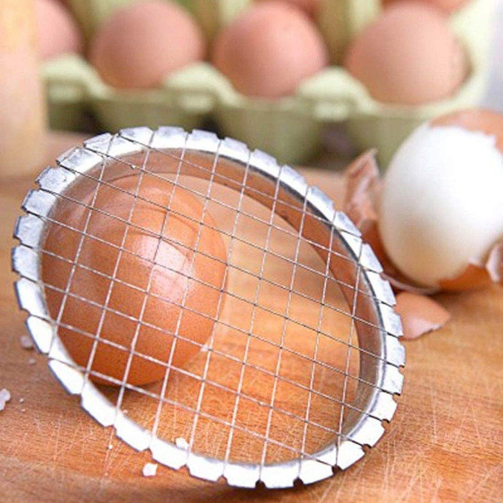 Eierschneider Aus Edelstahl, Schneidwerkzeug Für Hartgekochte Eier, Fruchtwürfelschneider Für Käse, Karotten Und Kartoffeln