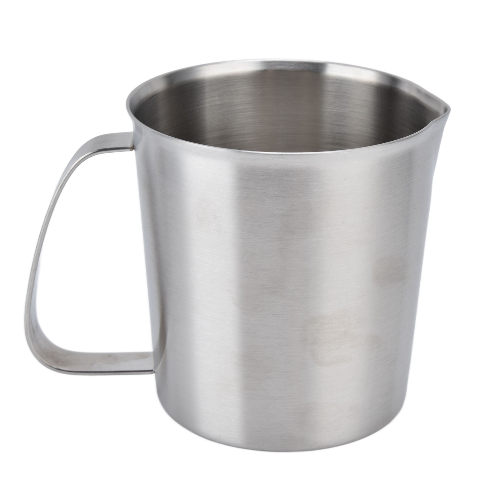 Messbecher Aus Korrosionsbeständigem Edelstahl 304, Kaffee- Und Milchaufschäumbecher Mit Skala Für Zuhause, Café (700 Ml)