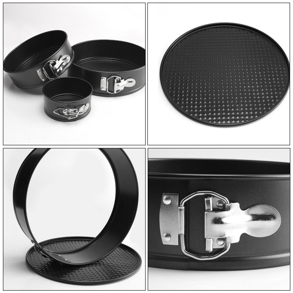 3-teiliges Springform-käsekuchenform-set, Antihaftbeschichtet, Auslaufsicher