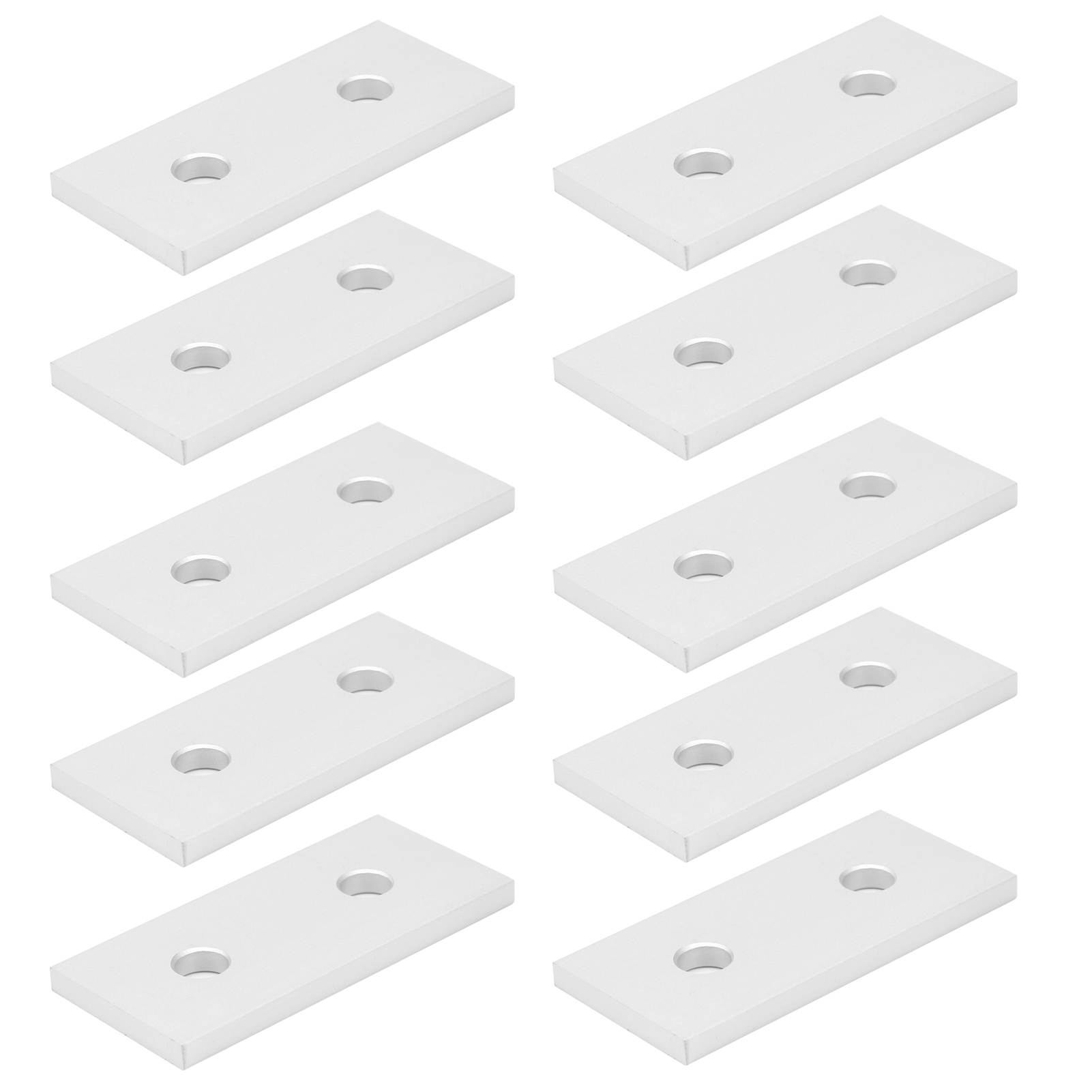 10 Stück Verbindungsplatten Aus Aluminium, Flachverbindungsverstärkung, Vertikales Verbindungswerkzeug 3030‑2 Loch