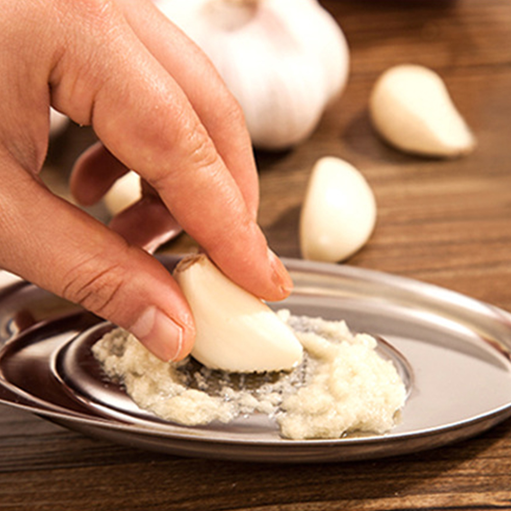 Dicke Ingwerreibe Aus Edelstahl, Knoblauch- Und Wasabimühle, Käsereibe, Formstabile Knoblauchpresse
