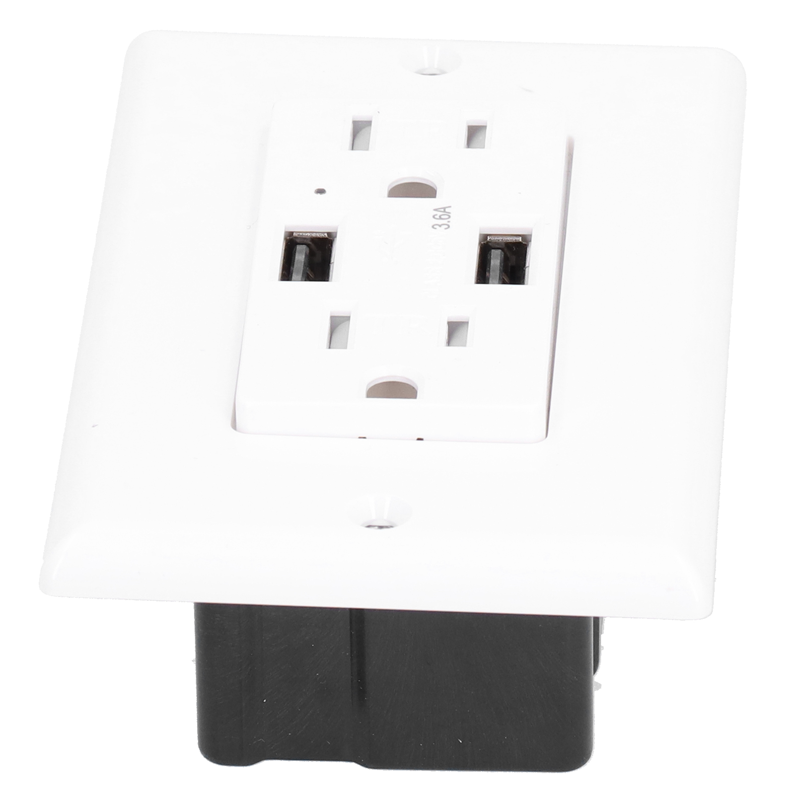 Gfci Usb Slim Steckdose Mit Fehlerstromschutzschalter (fi-schalter) Ac125v Ld‑url15a A+a 3,6a