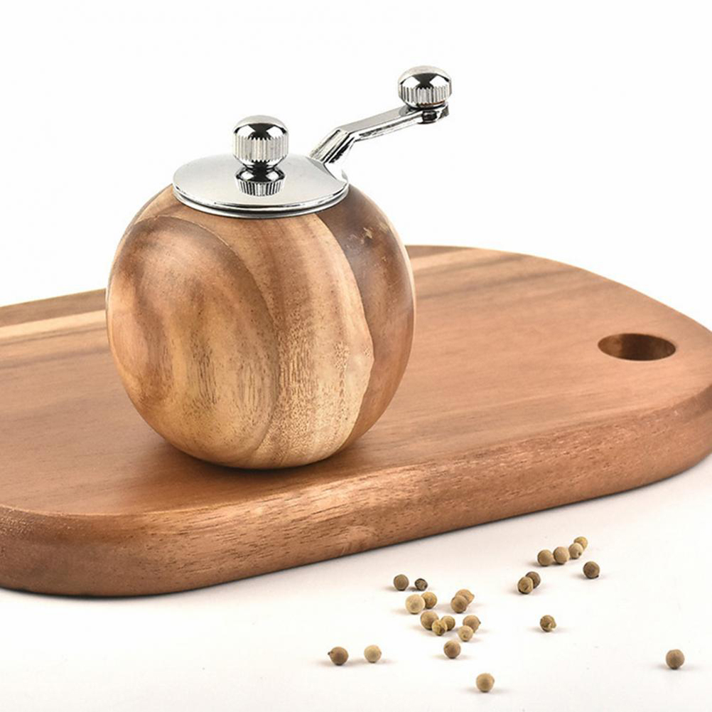Küchenmühle Für Salz, Pfeffer Und Gewürze, Gewürzmühle Mit Griff, Pfeffermühle Aus Holz, Mühle, Küchenhelfer
