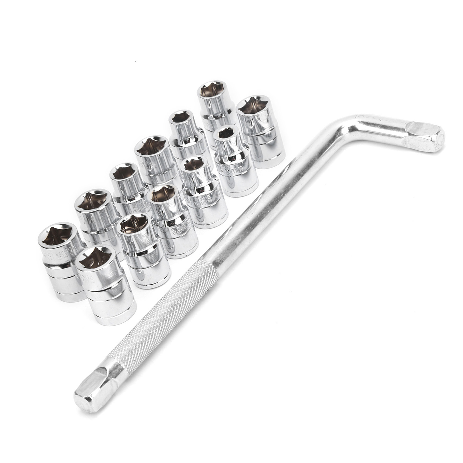 13-teiliges 1/2-zoll-außensechskant-steckschlüssel-set In L-form Für Die Autoreparatur