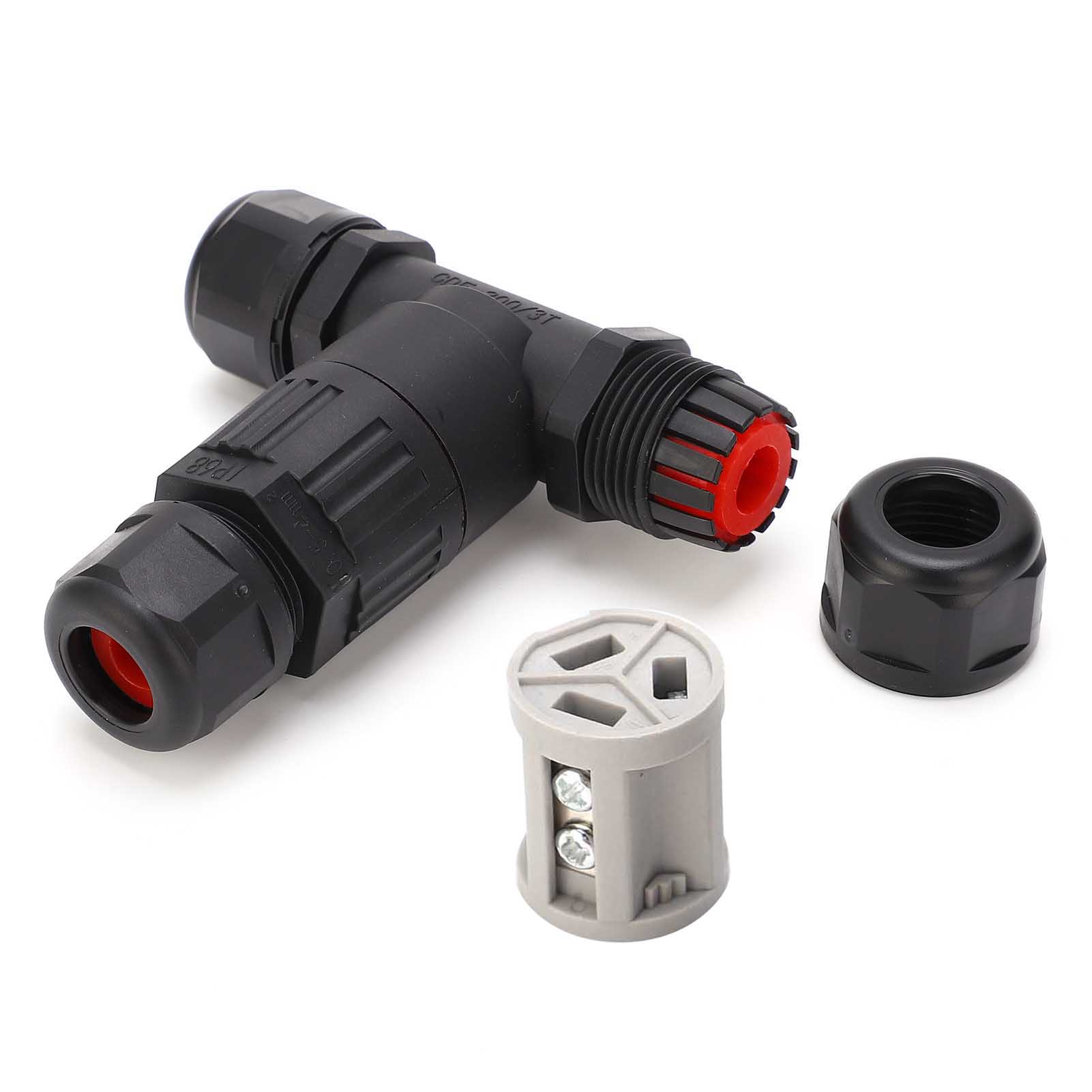 Drahtverbinder Ip68 Wasserdicht Pa66 Flammhemmend Draht-zu-draht Lampenzubehör Cdf-200/3t