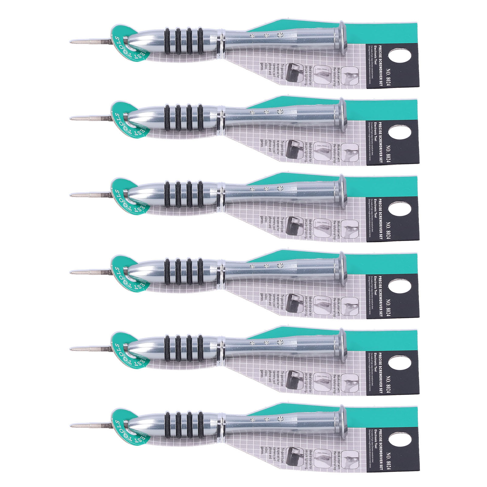 6-teiliges Y-schraubendreher-set Aus Chrom-vanadium-stahl, Handdemontage- Und Reparaturwerkzeug, 25 Mm, 2,0 Y