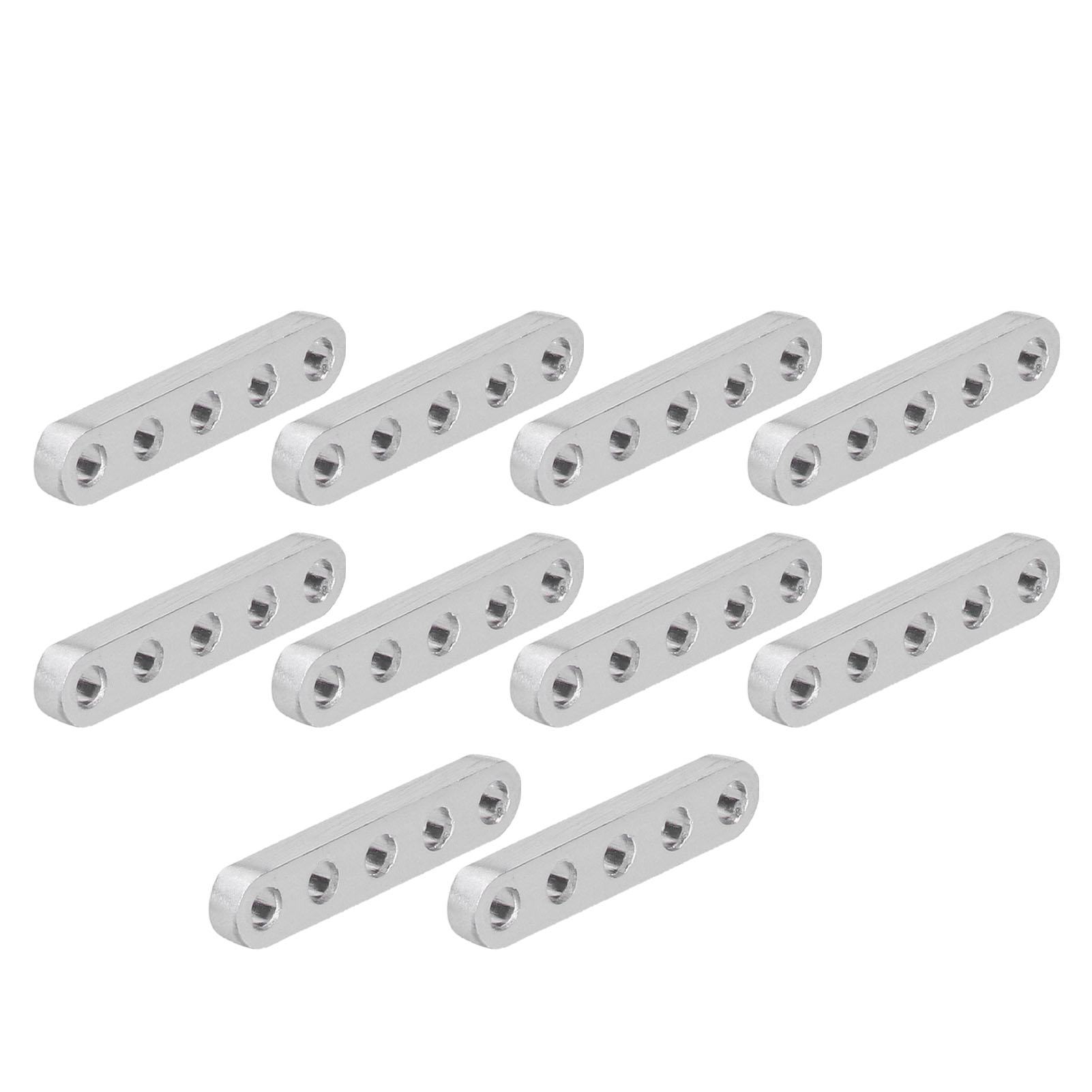 10 Stück Flache, Gerade Befestigungswinkel Aus Aluminium, 4 X 8 Mm, Verbindungswinkel Für Robotertechnik-ausrüstung 3102-0005-0040