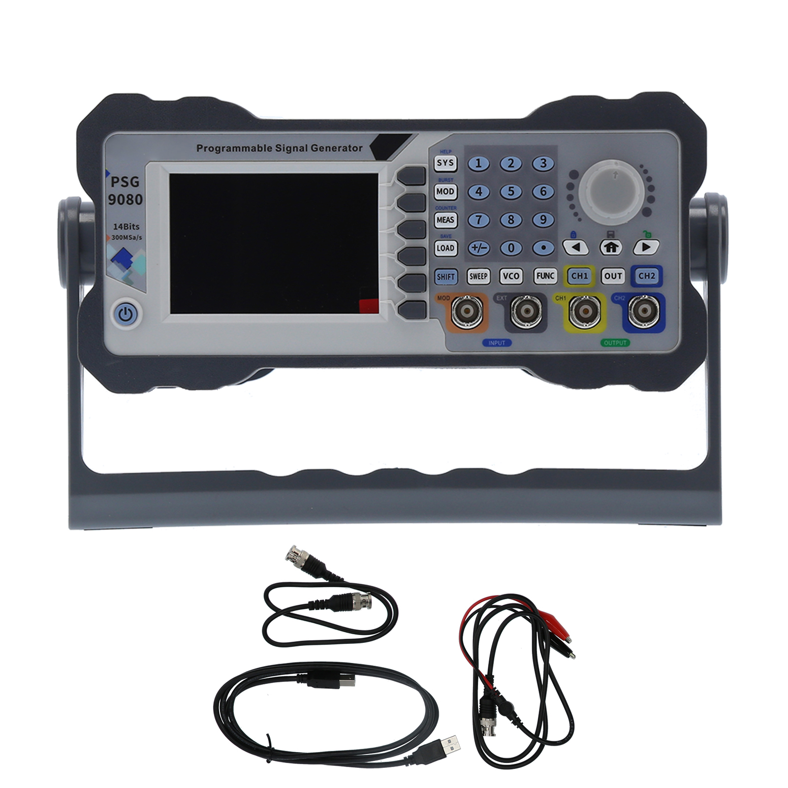 Psg9080 Dds Numerische Steuerung Zweikanal-funktion Arbiträrwellen-signalquellengenerator Frequenzmesser