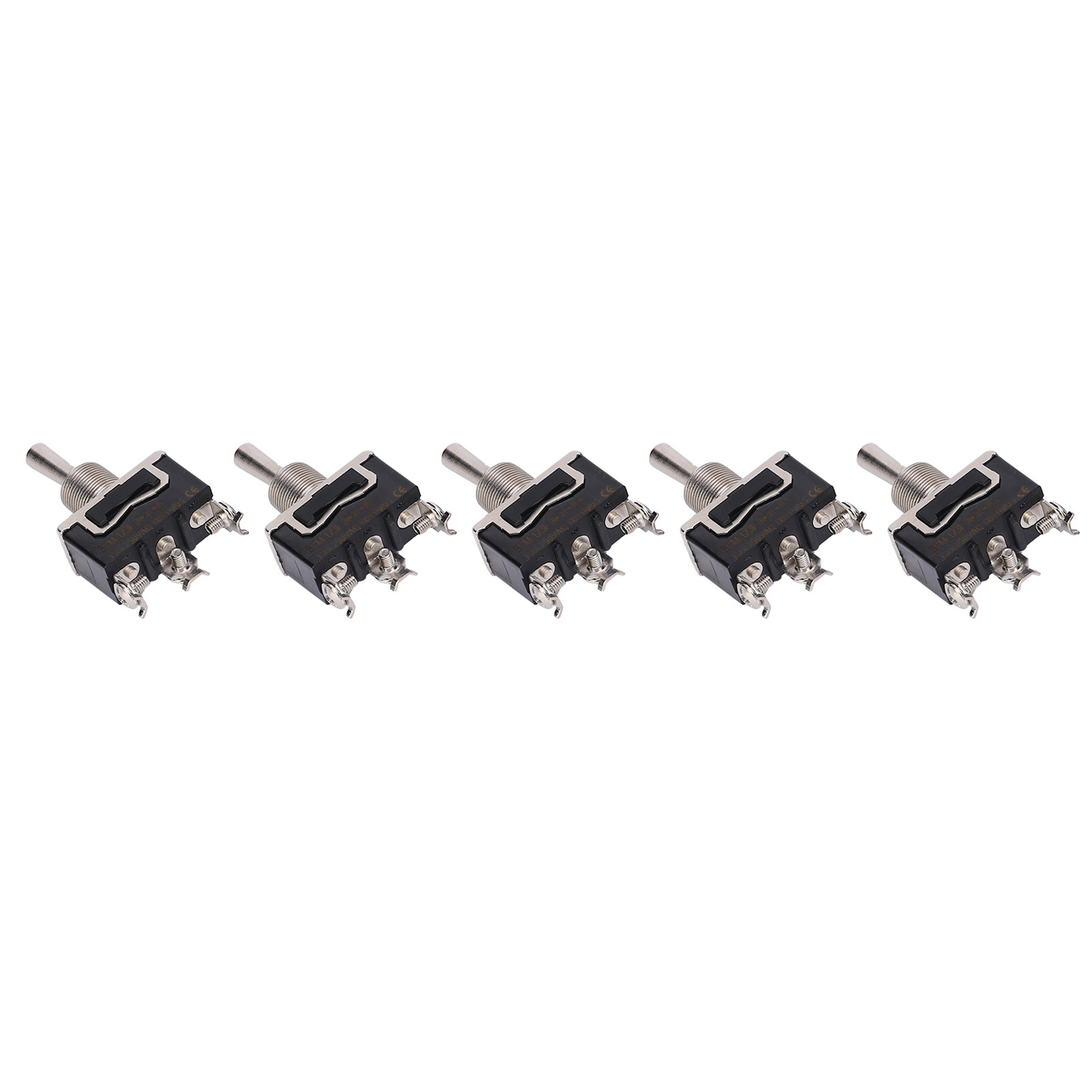 20 Stück Berm Kippschalter, 3-stufig, 3-polig, Mini-led-licht-wippschalter Bem-123f, 15 A, 250 V Ac
