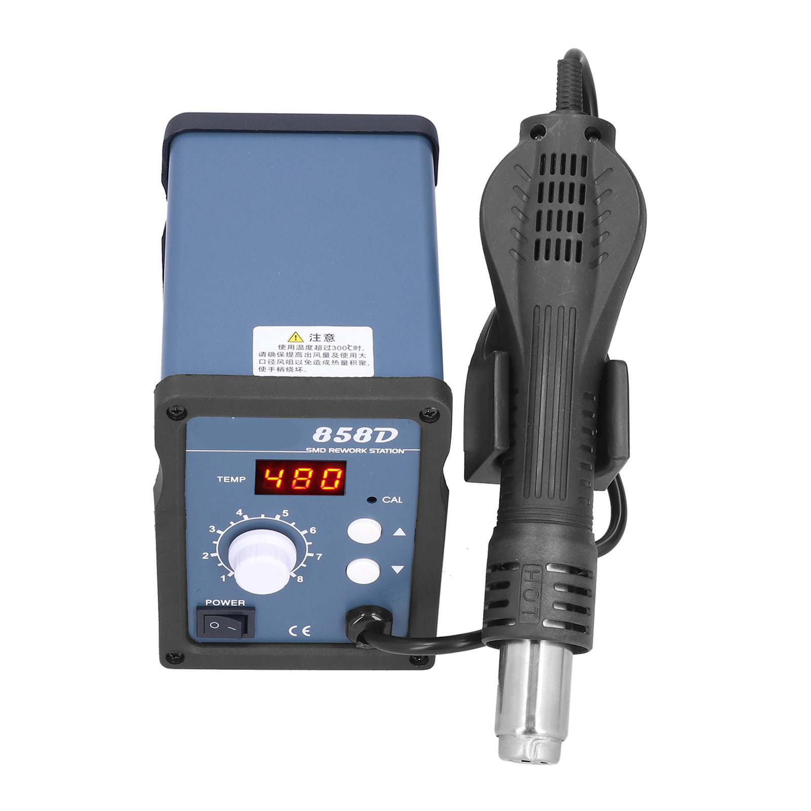 Entlötstation-reparaturset Mit Einstellbarer Digitaler Anzeige Und Heißluftpistole Für Heimwerker (eu-stecker, 220 V Wechselstrom).