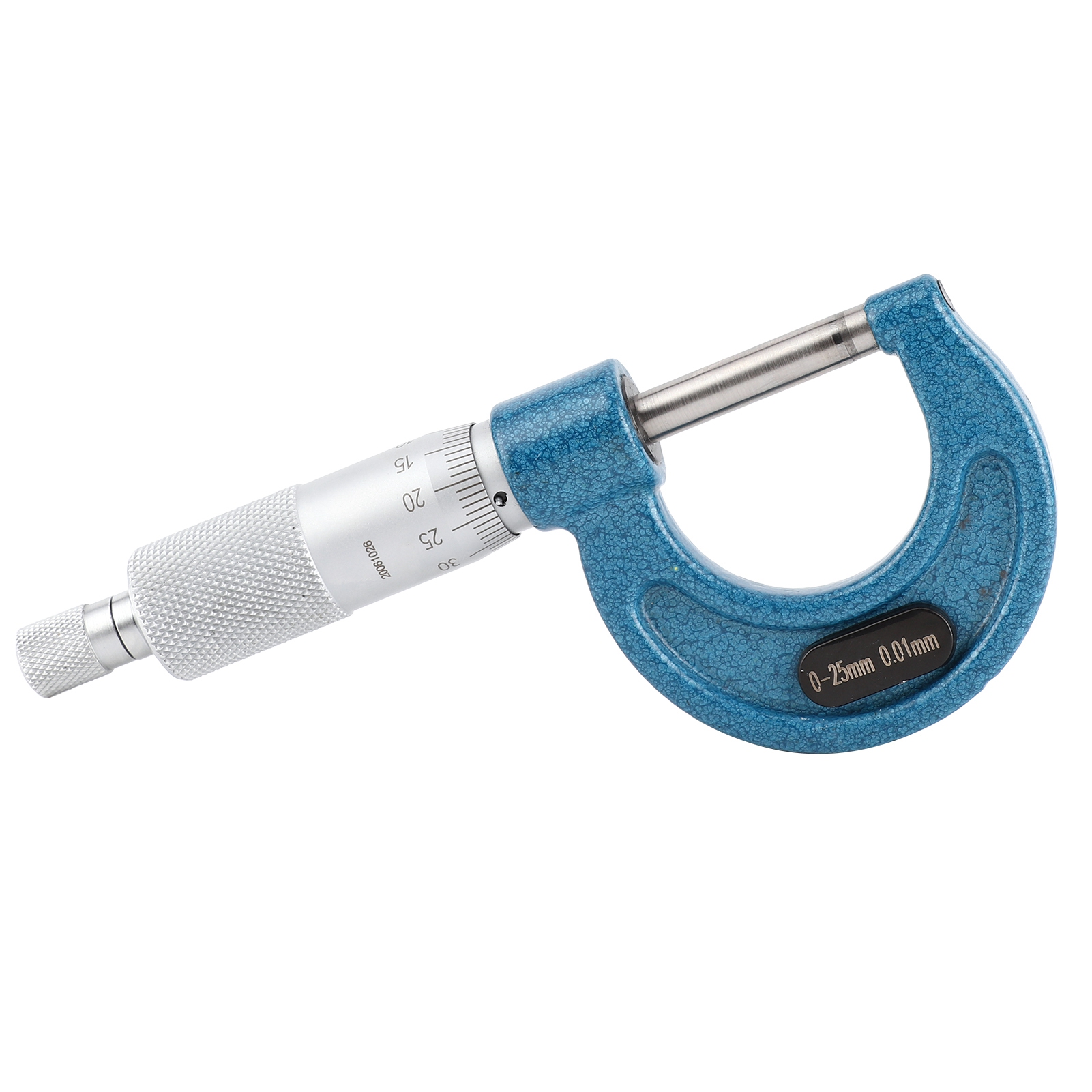 0–25 Mm Mikrometer-laserskala, Spirale Aus Kohlenstoffstahl, Mess- Und Verriegelungsvorrichtung Für Außendurchmessermessung Aus Kohlenstoffstahl