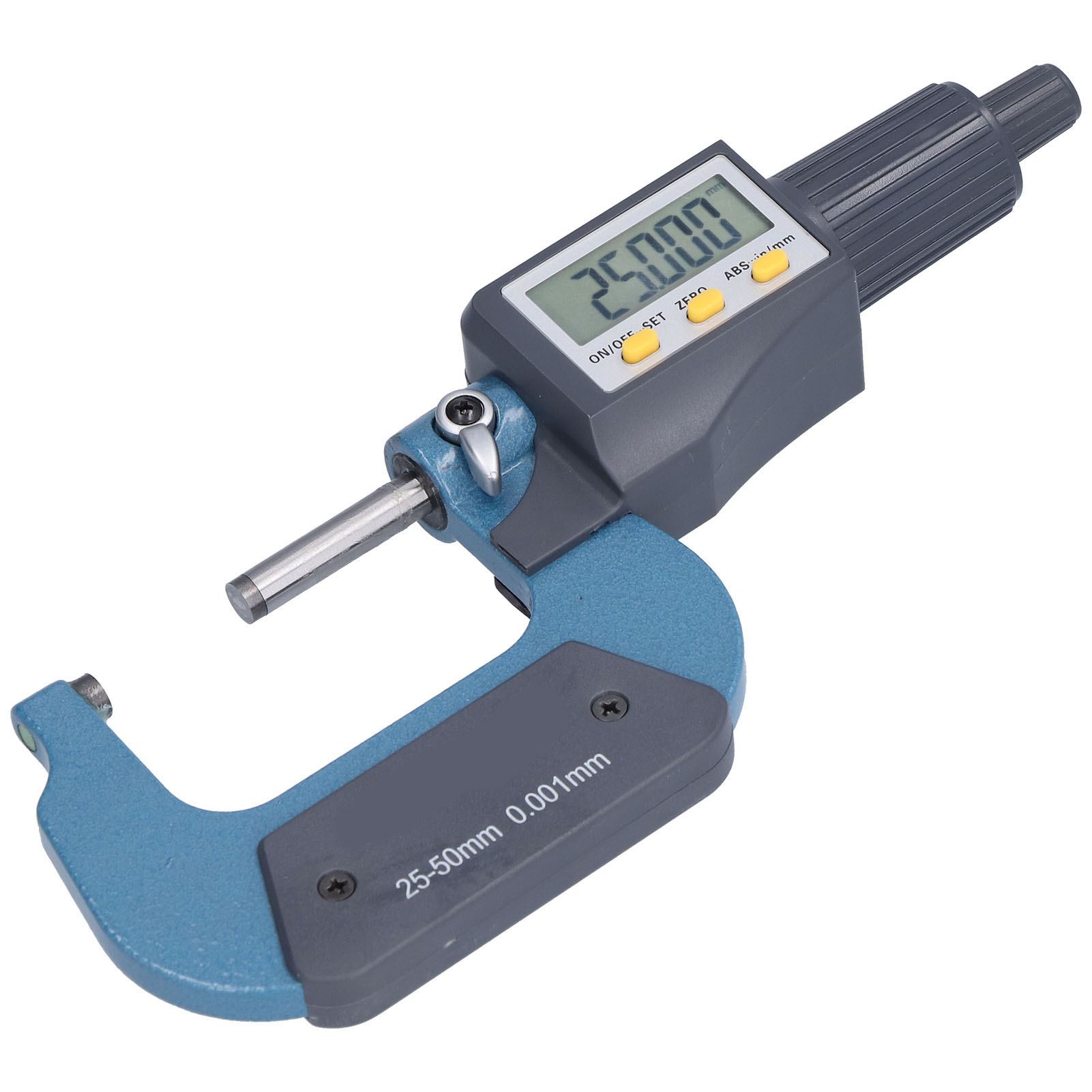 Digitales Mikrometer Mit 0,00005 Zoll/0,001 Mm Auflösung, Professionelles Dickenmessgerät Für 25–50 Mm