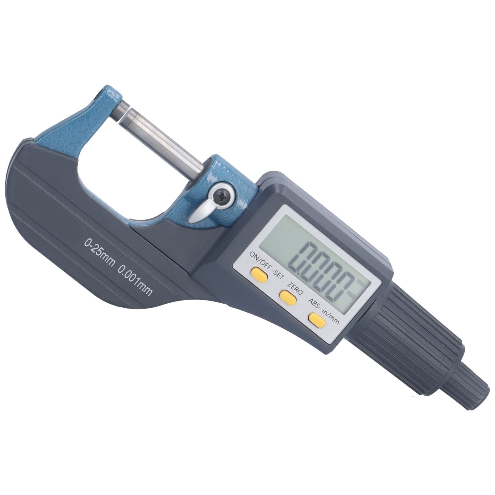 Digitales Mikrometer Mit 0,00005 Zoll/0,001 Mm Auflösung – Professionelles Dickenmessgerät Für 0–25 Mm