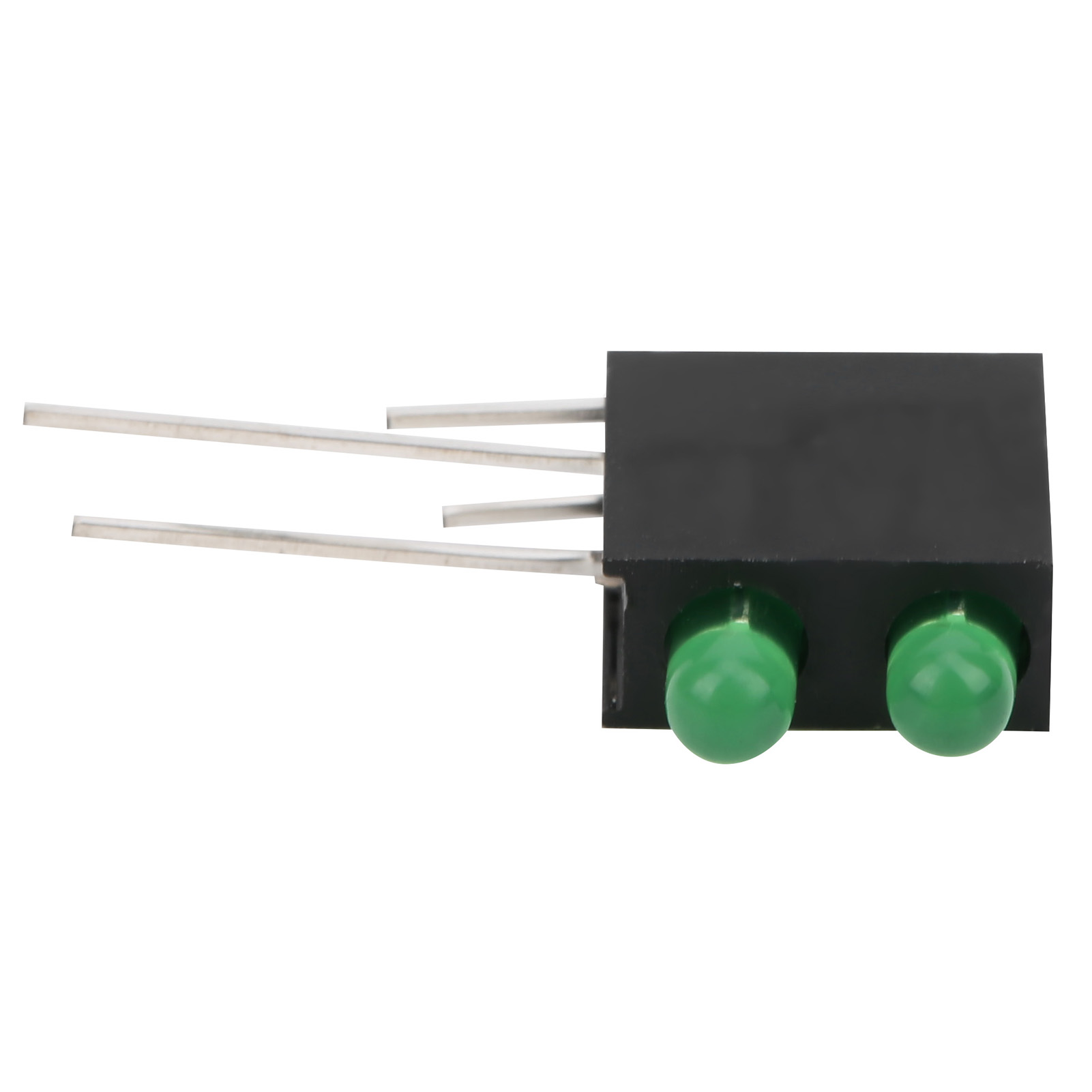 100 Stück 3-mm-led-lampenfassung Mit Zwei Löchern Und Sockel, Industrielles Anzeigezubehör, Grünes Licht