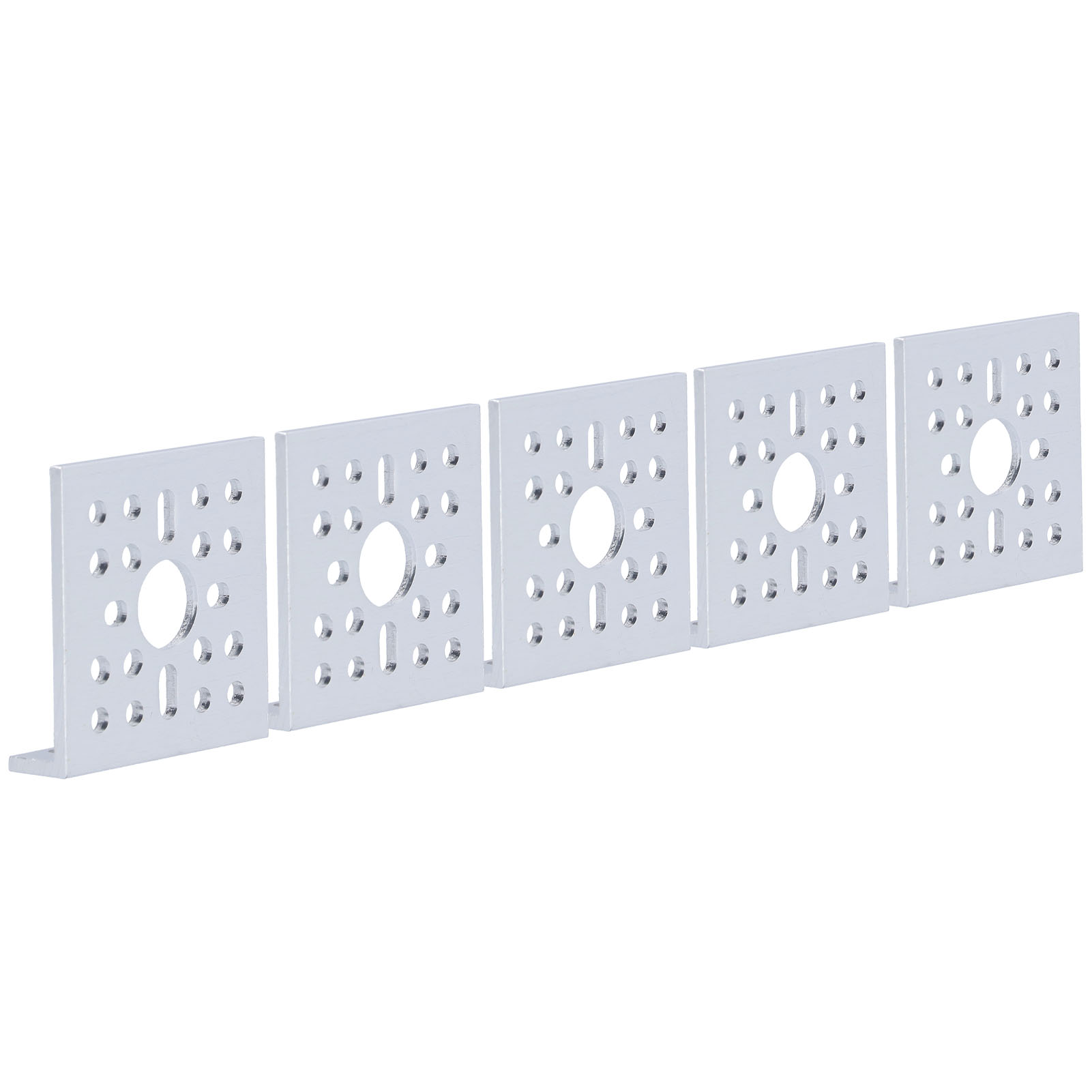 5 Stück L-förmige Halterungen Aus Aluminiumlegierung, 90-grad-winkel, 48 X 12 Mm, Low-side-servohalterungen