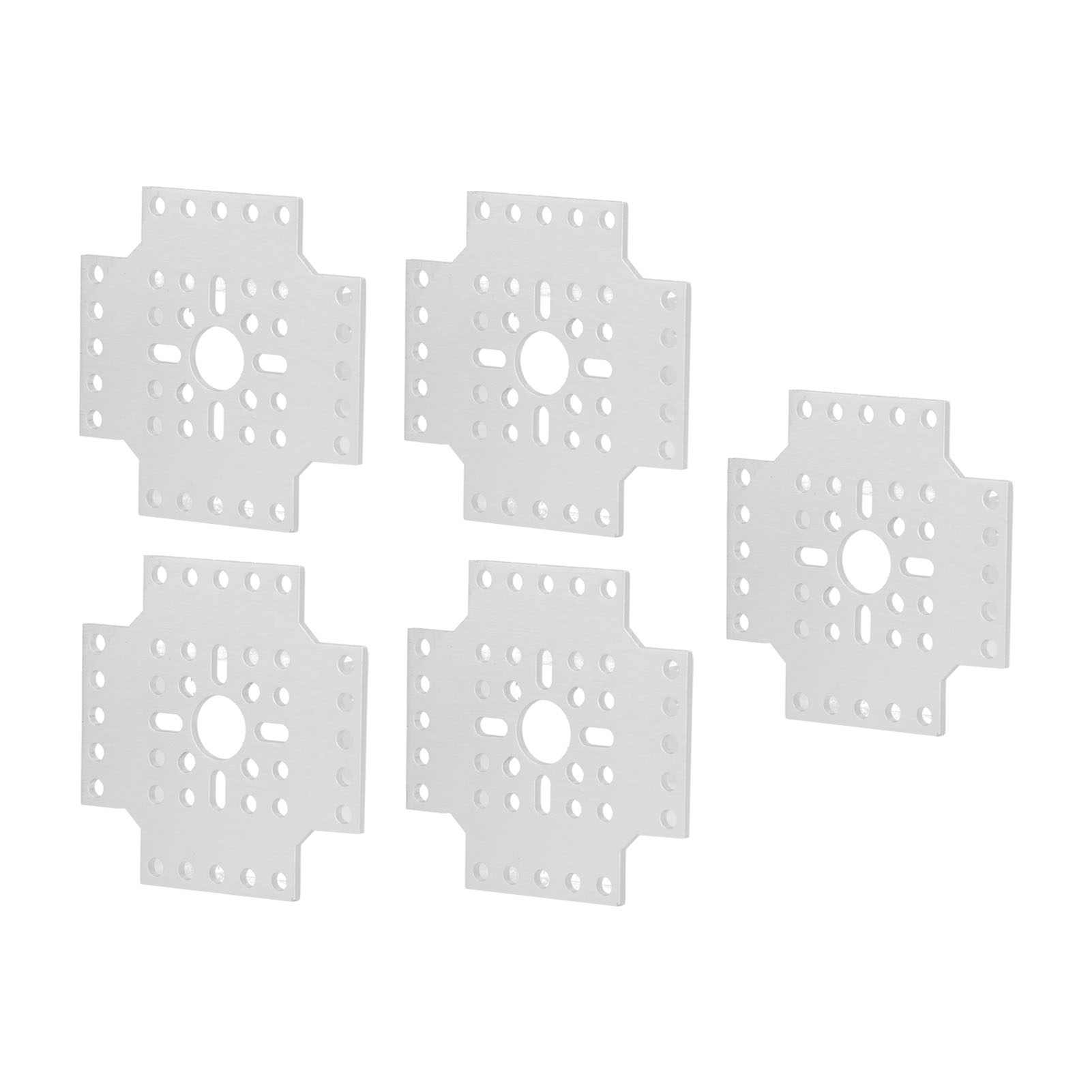 5 Stück Lochmusterhalterungen Aus Aluminiumlegierung, Lochrasterplatten Für Roboter, Maschinenbaugeräte Zur Herstellung Von Verbindungswinkeln